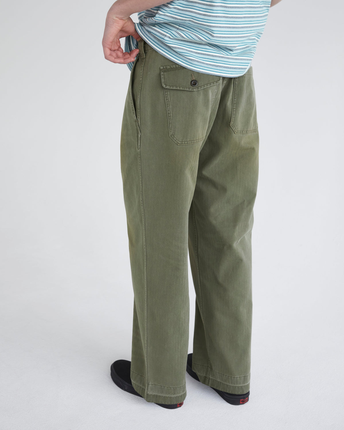 Khakis - Hbt Port Pant (Olive) product image 8 | TRAB K-Fashion Australia
