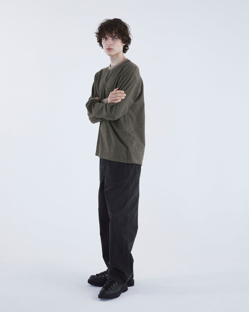 Khakis - Heather L/S Tee (Brown) product image 5 | TRAB K-Fashion Australia
