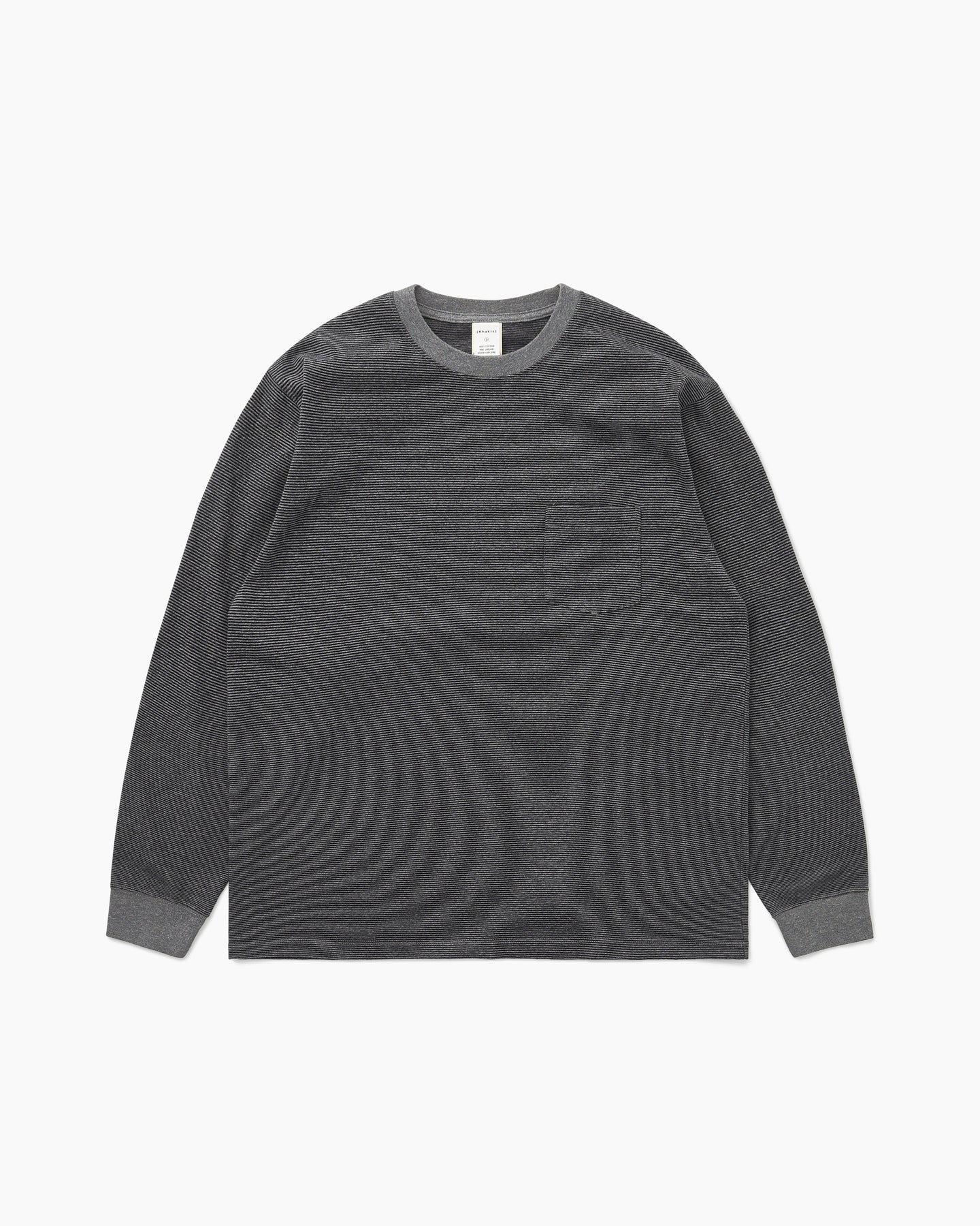 Khakis - Heather L/S Tee (Charcoal) product image 1 | TRAB K-Fashion Australia