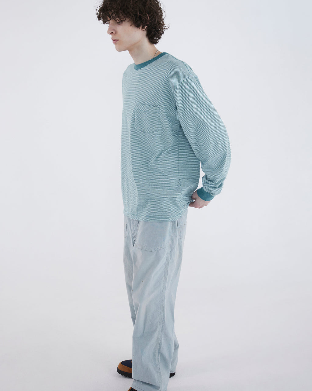 Khakis - Heather L/S Tee (Teal) product image 5 | TRAB K-Fashion Australia