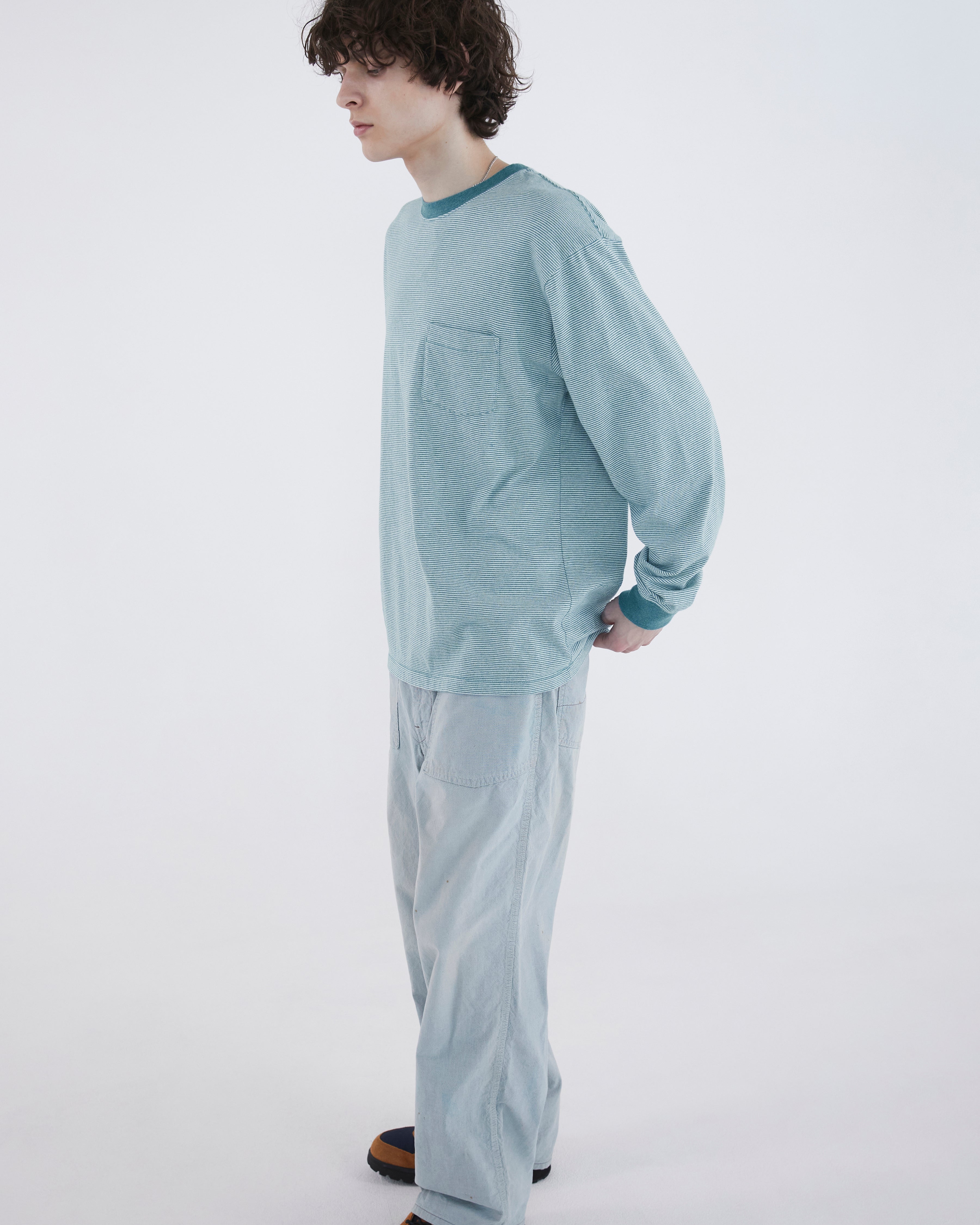 Khakis - Heather L/S Tee (Teal) product image 5 | TRAB K-Fashion Australia