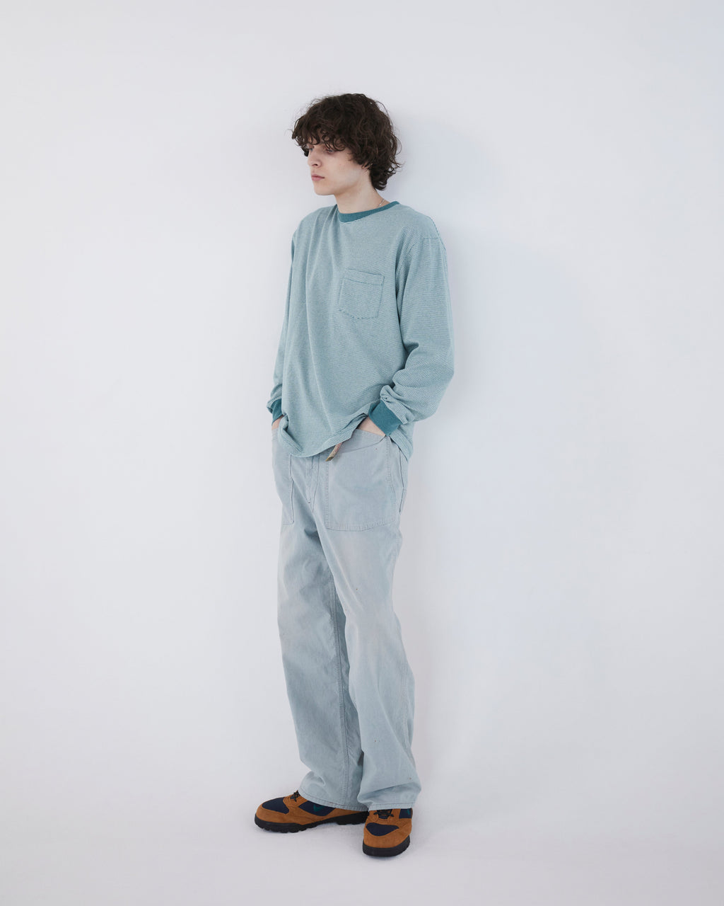Khakis - Heather L/S Tee (Teal) product image 6 | TRAB K-Fashion Australia
