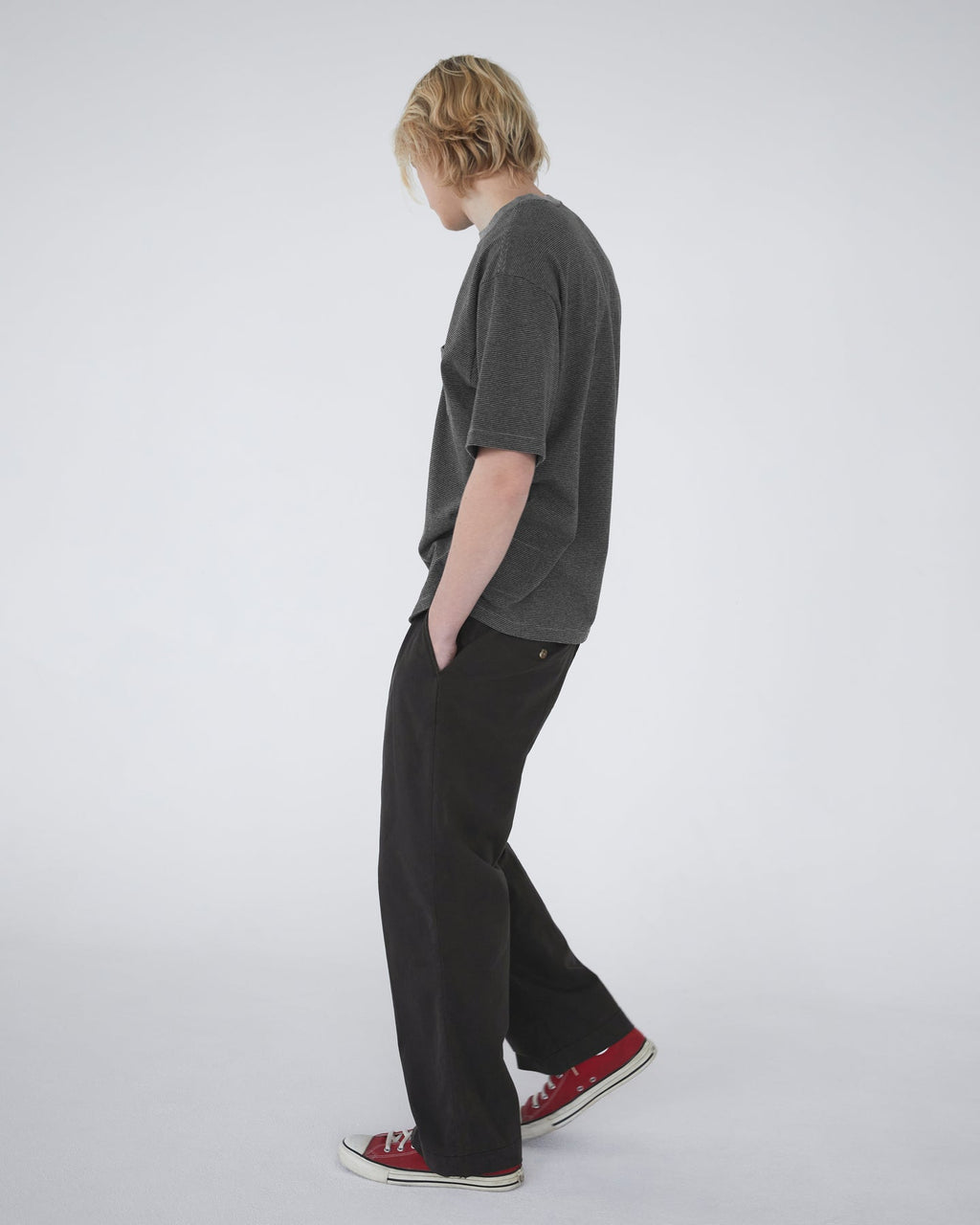 Khakis - Heather S/S Tee (Charcoal) product image 4 | TRAB K-Fashion Australia