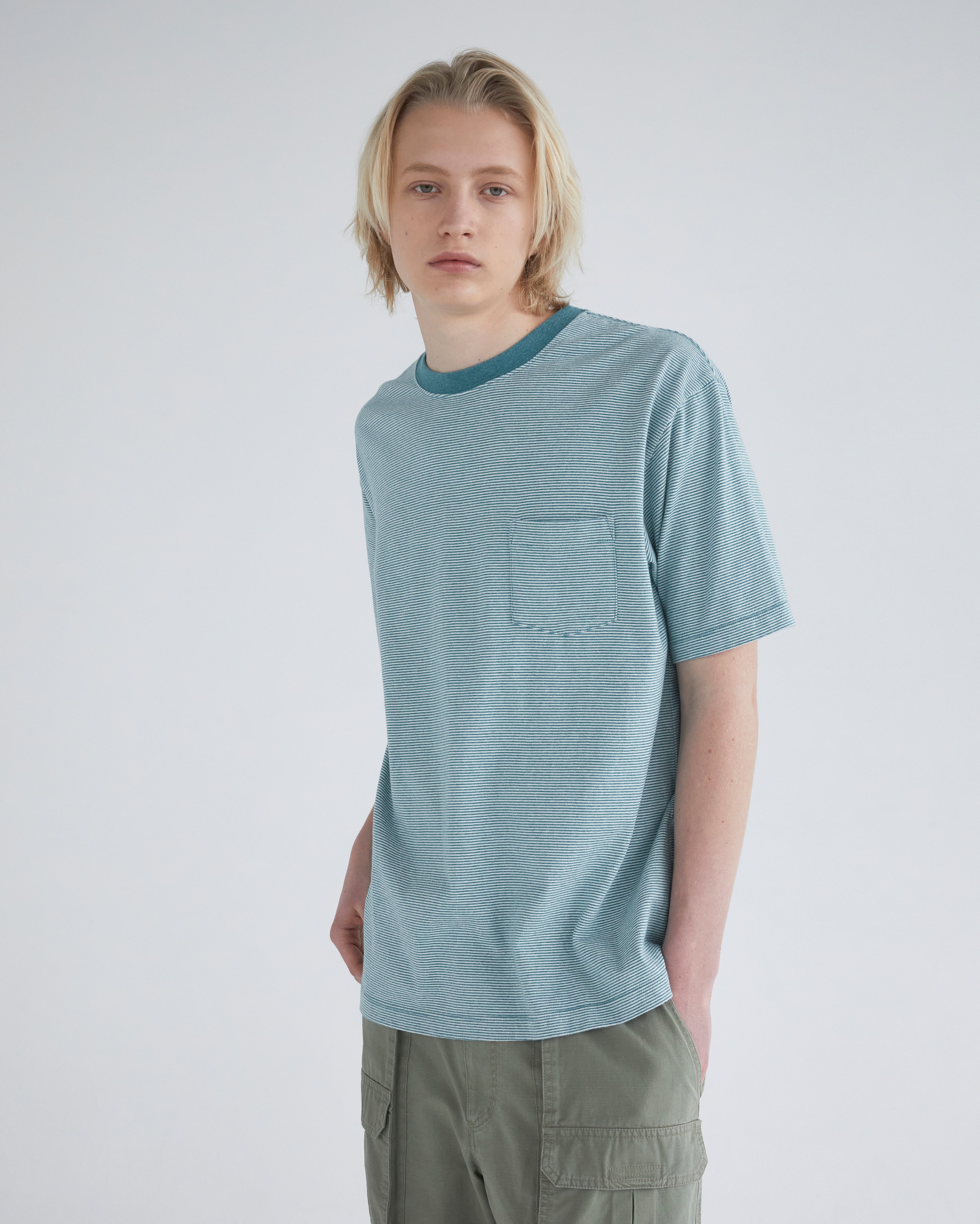 Khakis - Heather S/S Tee (Teal) product image 4 | TRAB K-Fashion Australia