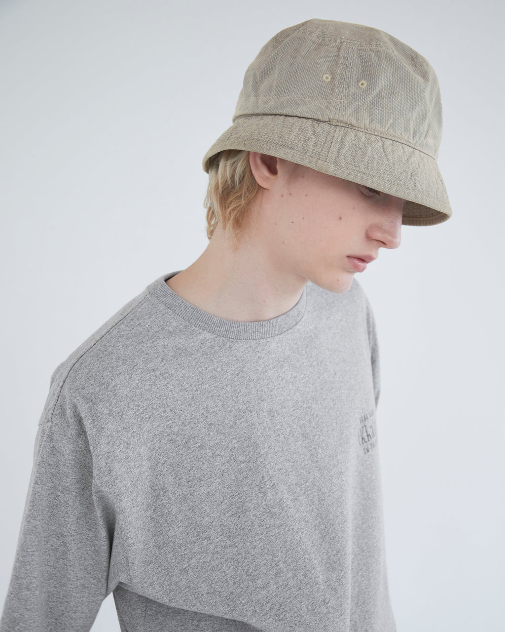 Khakis - Hickory Bucket Hat (Grey) product image 5 | TRAB K-Fashion Australia