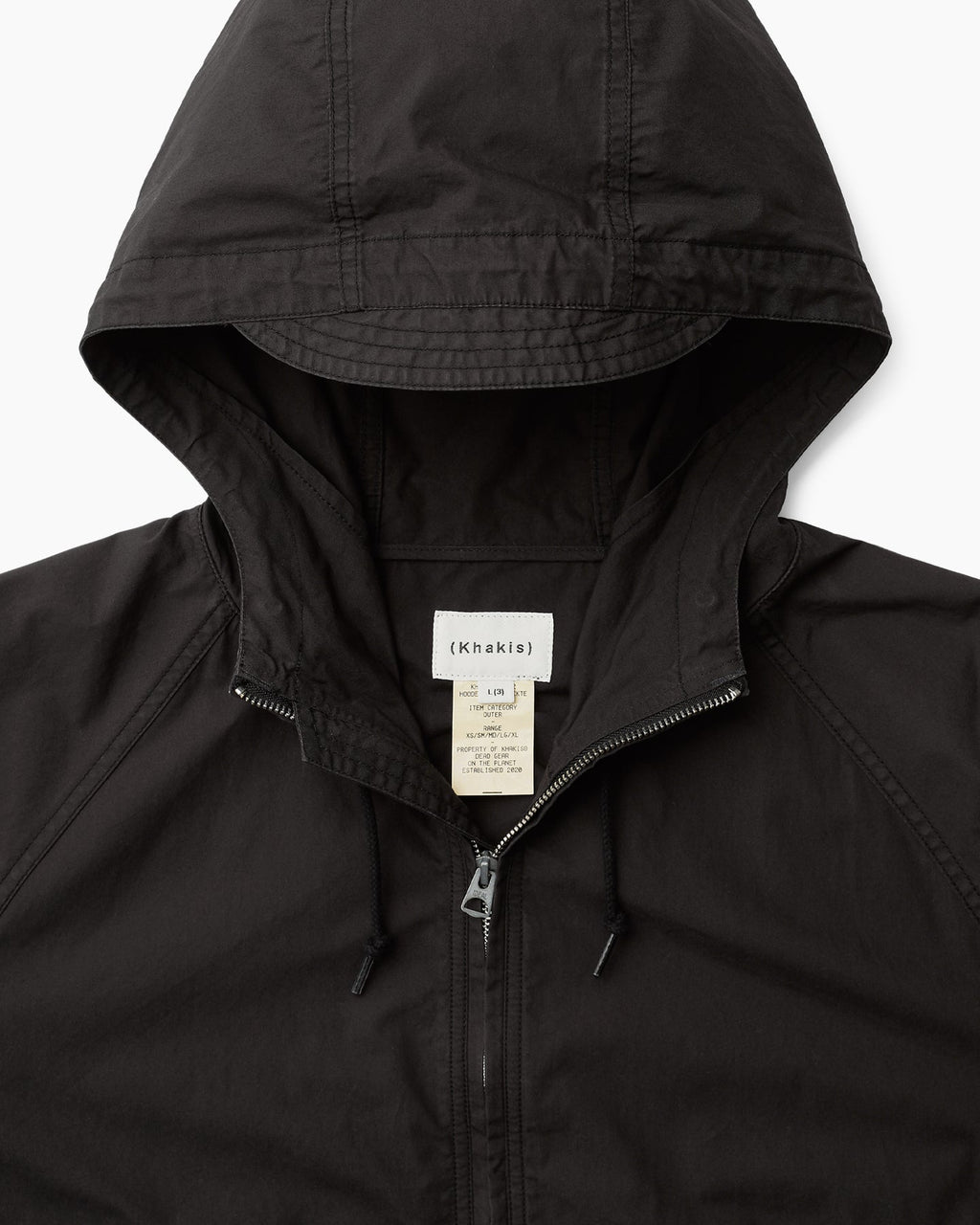 Khakis - Hooded Wind Jacket (Black) product image 2 | TRAB K-Fashion Australia