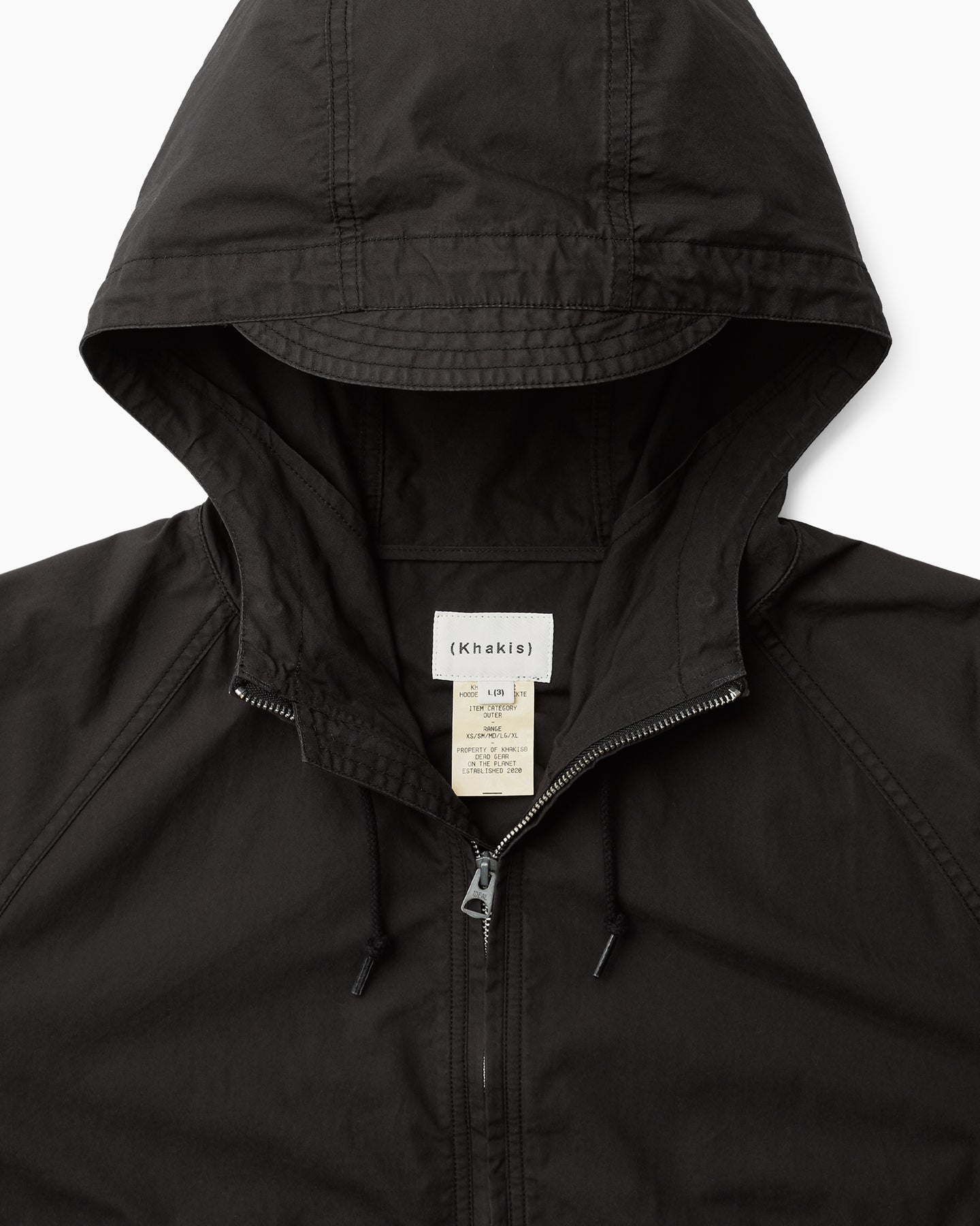 Khakis - Hooded Wind Jacket (Black) product image 2 | TRAB K-Fashion Australia