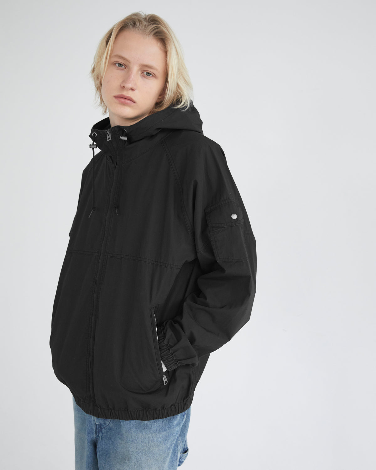 Khakis - Hooded Wind Jacket (Black) product image 7 | TRAB K-Fashion Australia