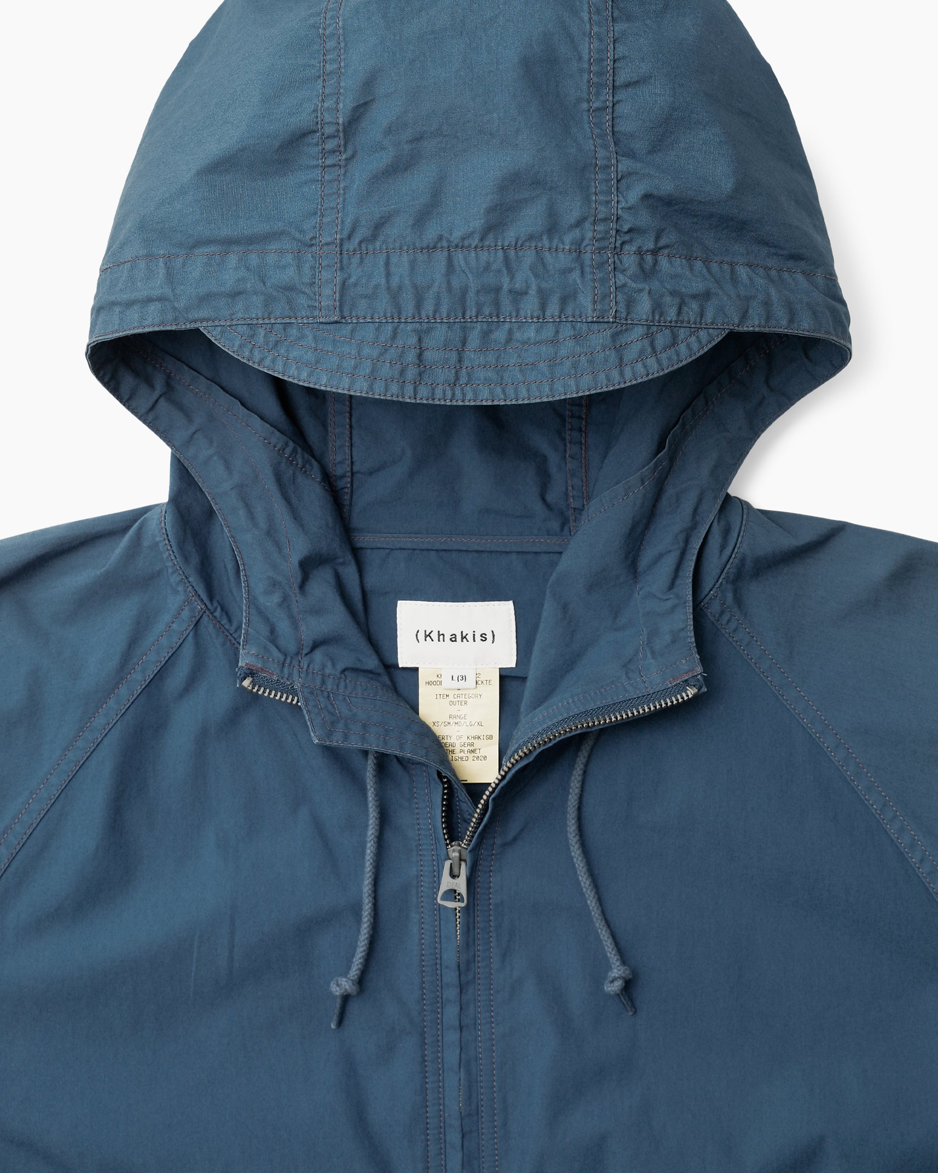 Khakis - Hooded Wind Jacket (Faded Blue) product image 2 | TRAB K-Fashion Australia