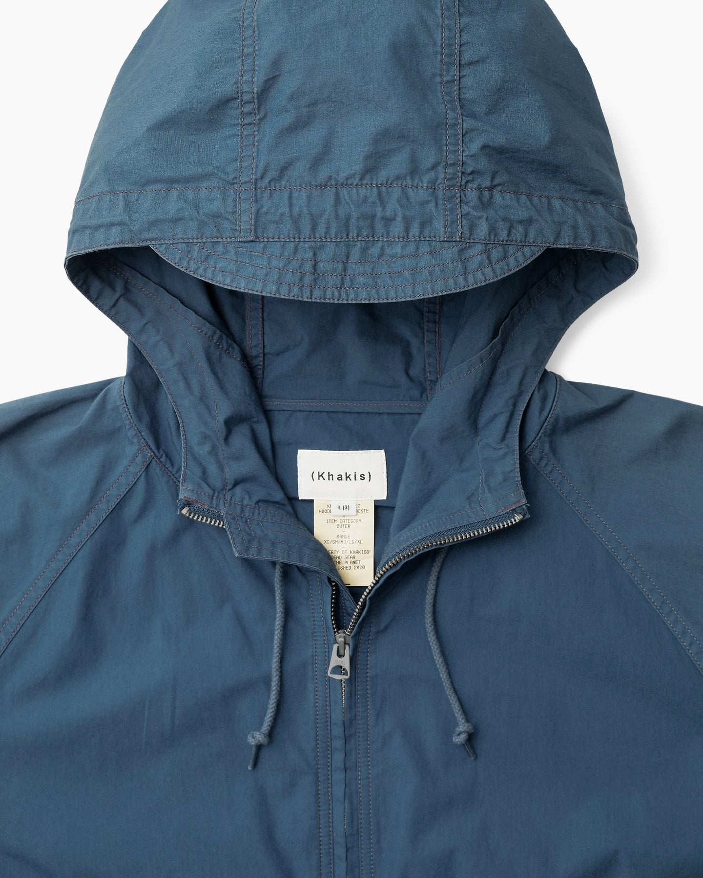 Khakis - Hooded Wind Jacket (Faded Blue) product image 2 | TRAB K-Fashion Australia
