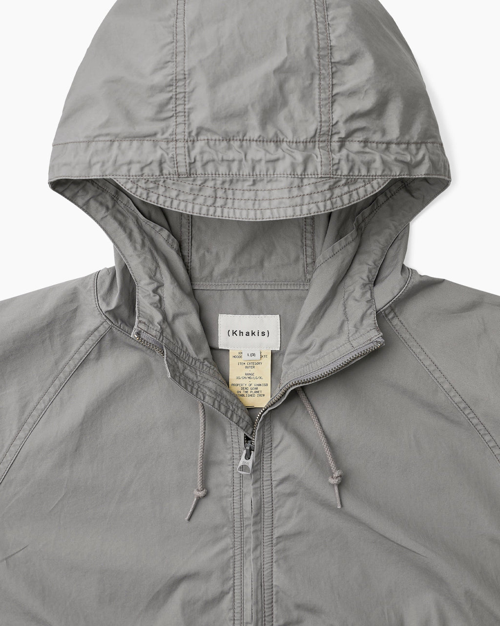 Khakis - Hooded Wind Jacket (Grey) product image 2 | TRAB K-Fashion Australia