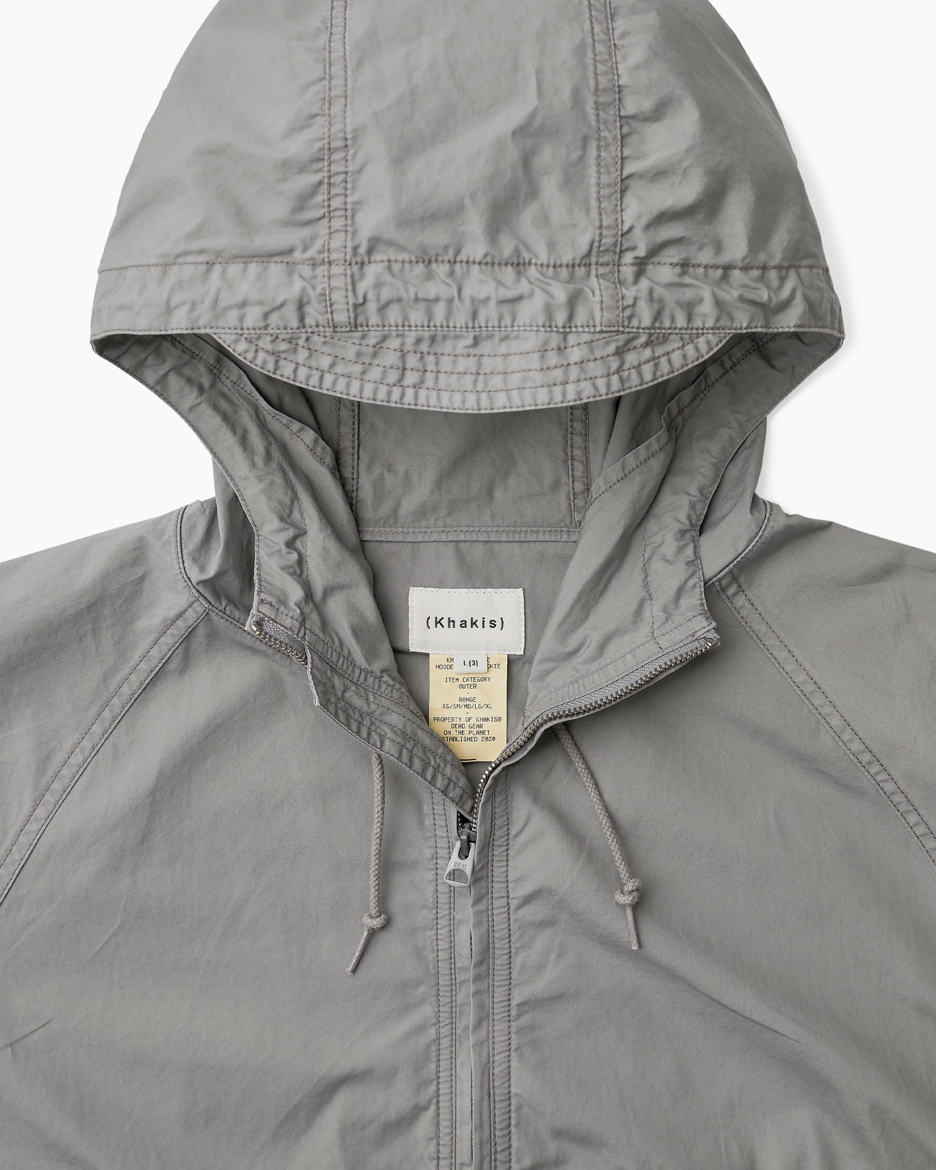 Khakis - Hooded Wind Jacket (Grey) product image 2 | TRAB K-Fashion Australia