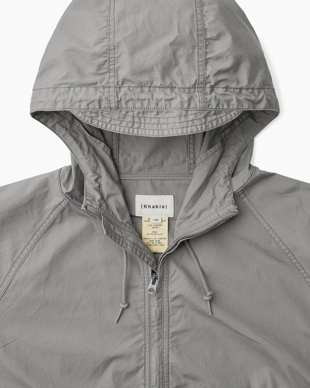 Khakis - Hooded Wind Jacket (Grey) product image 2 | TRAB K-Fashion Australia