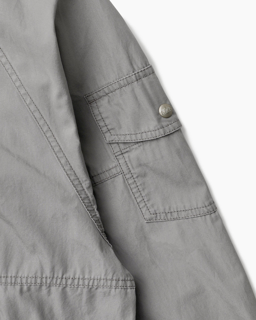 Khakis - Hooded Wind Jacket (Grey) product image 3 | TRAB K-Fashion Australia