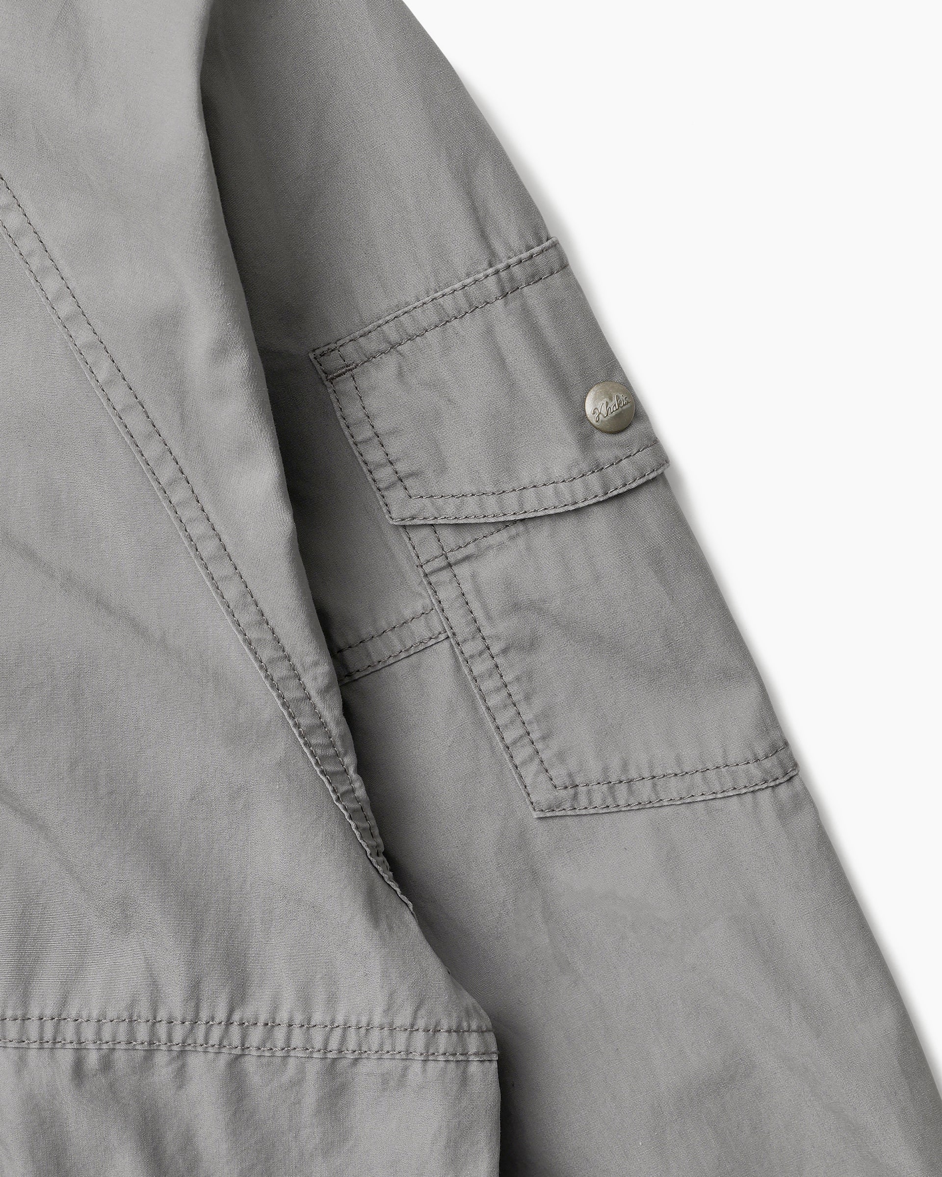 Khakis - Hooded Wind Jacket (Grey) product image 3 | TRAB K-Fashion Australia