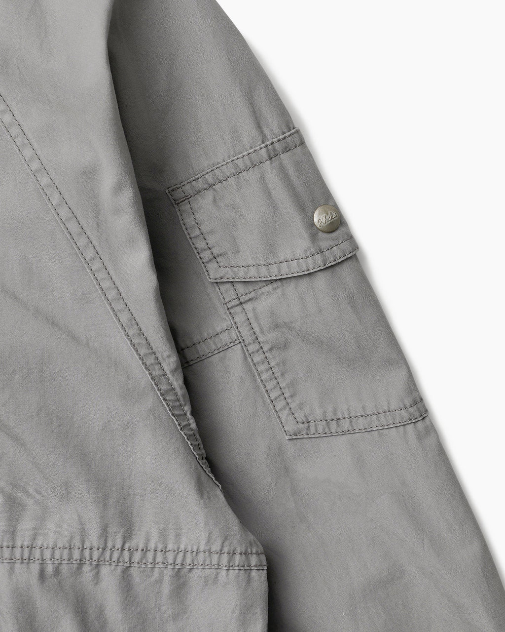Khakis - Hooded Wind Jacket (Grey) product image 3 | TRAB K-Fashion Australia