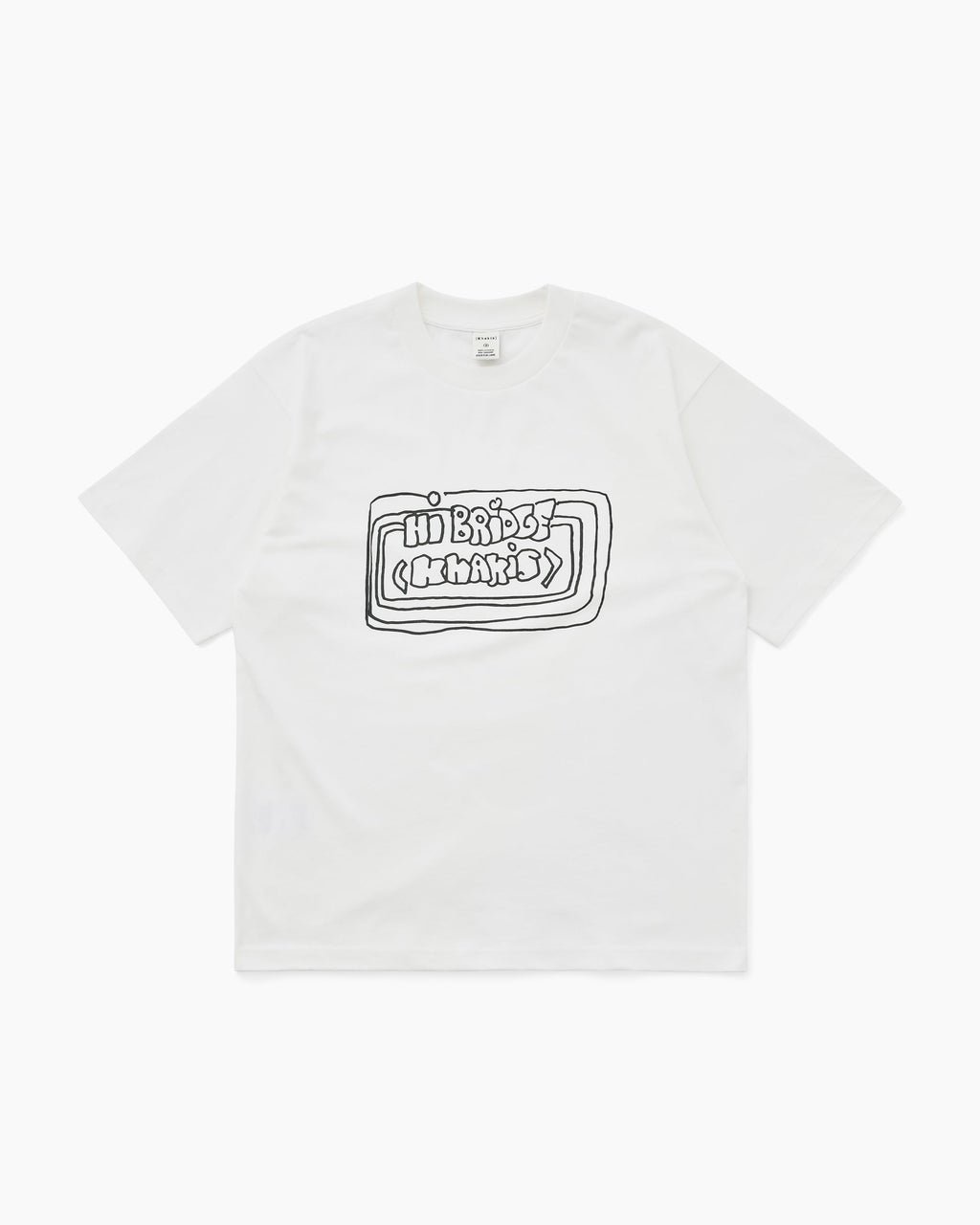 Khakis - Hbb S/S Tee (White) product image 1 | TRAB K-Fashion Australia