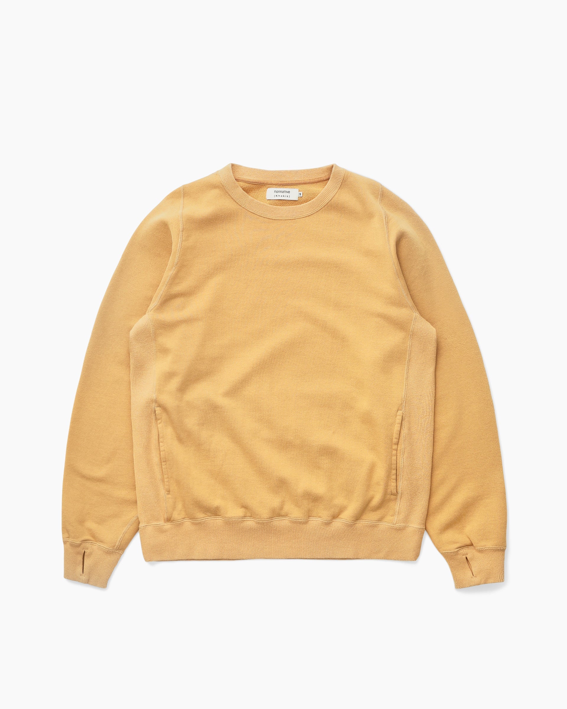 Khakis - Nonnative Dweller Crew Pullover Cotton Sweat (Camel) product image 1 | TRAB K-Fashion Australia