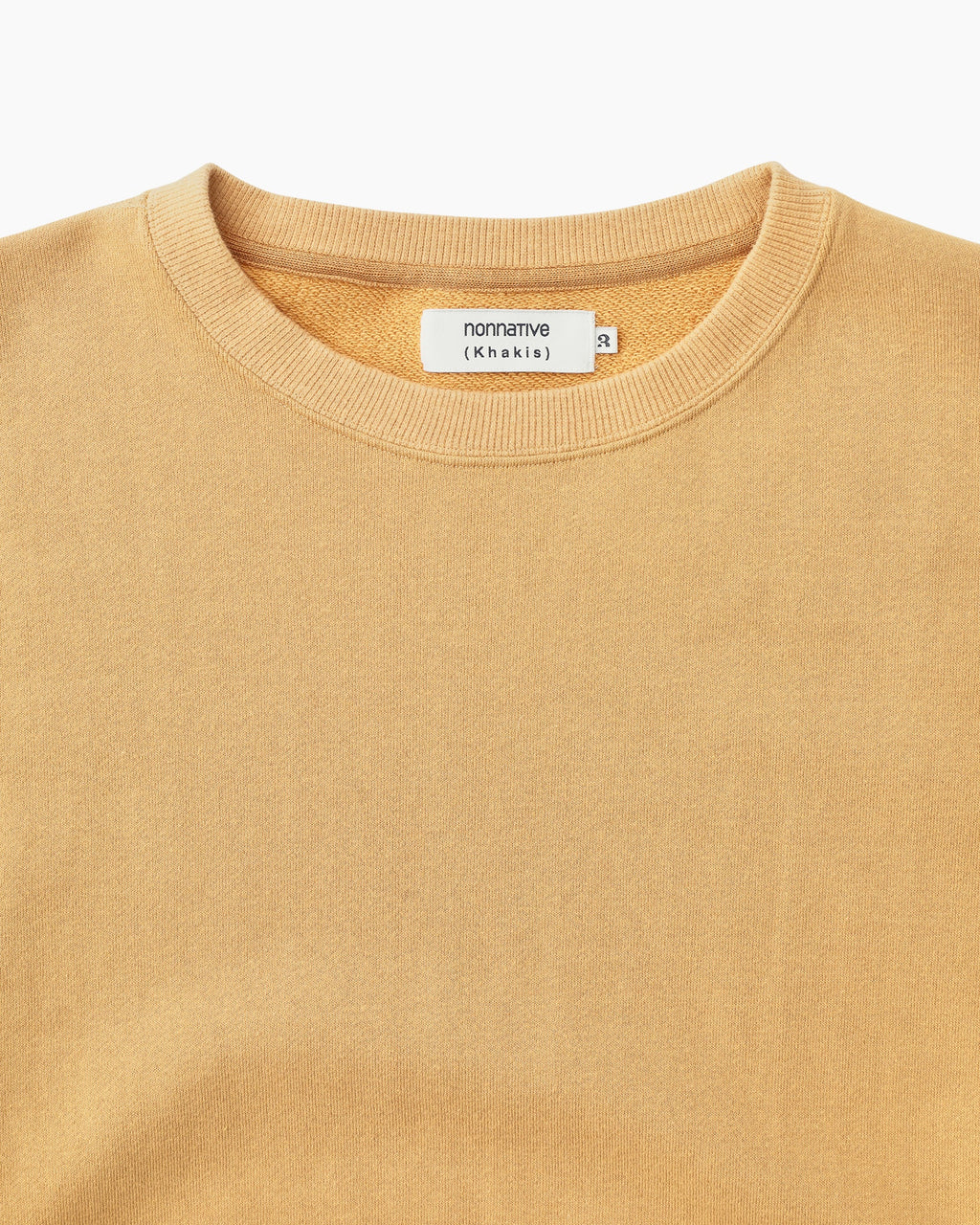 Khakis - Nonnative Dweller Crew Pullover Cotton Sweat (Camel) product image 2 | TRAB K-Fashion Australia