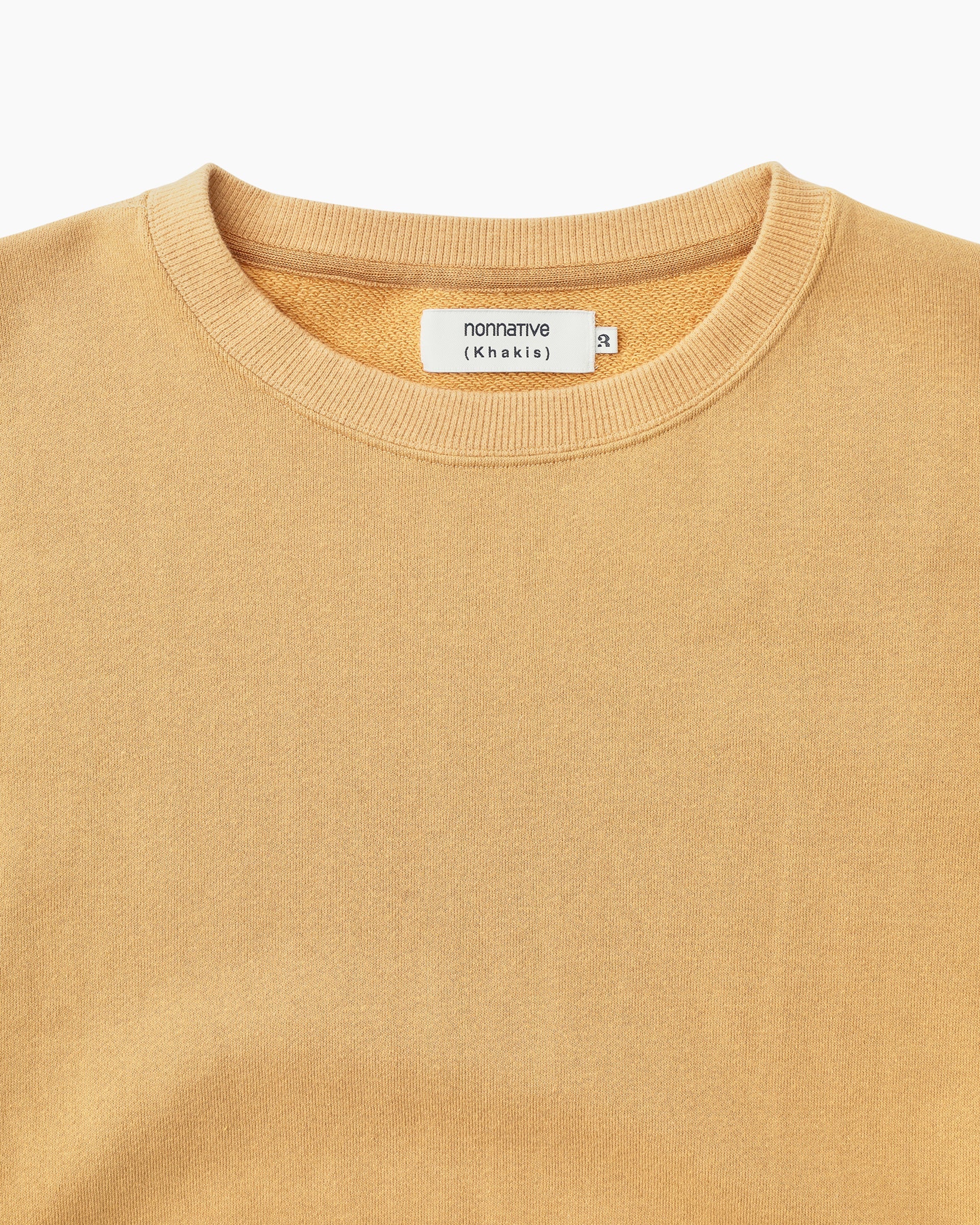 Khakis - Nonnative Dweller Crew Pullover Cotton Sweat (Camel) product image 2 | TRAB K-Fashion Australia
