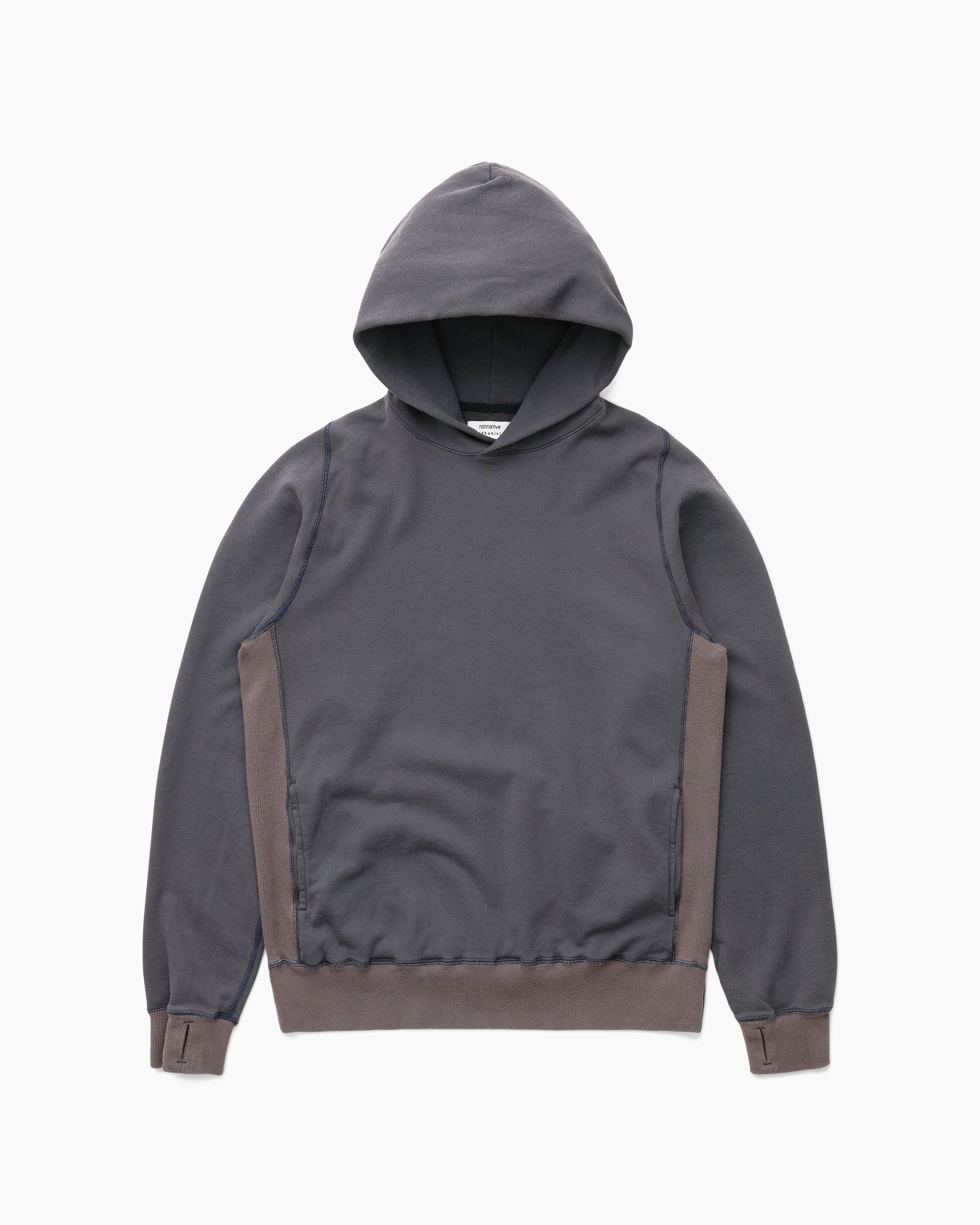 Khakis - Nonnative Dweller Hooded Pullover Cotton Sweat (Navy) product image 1 | TRAB K-Fashion Australia