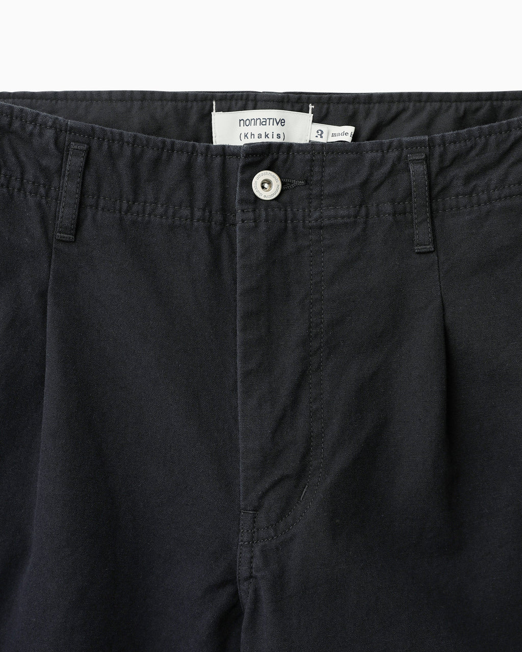 Khakis - Nonnative Worker Trousers C/Li Canvas (Navy) product image 2 | TRAB K-Fashion Australia