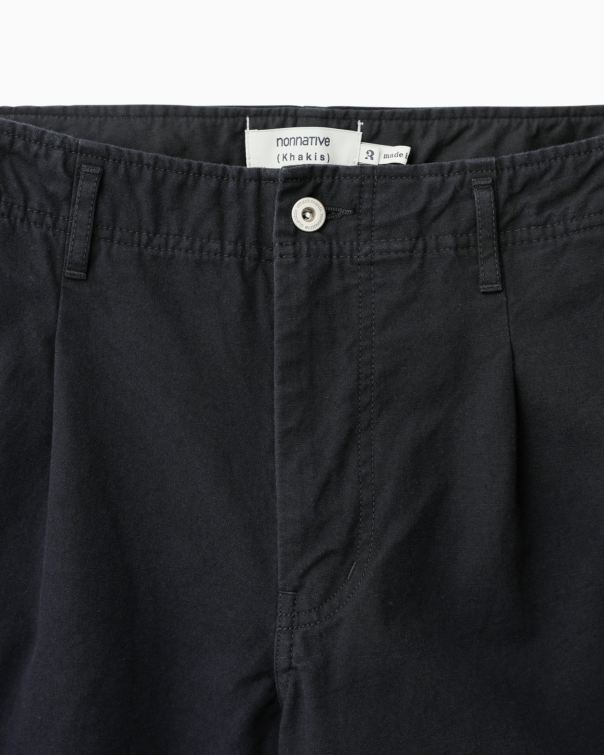 Khakis - Nonnative Worker Trousers C/Li Canvas (Navy) product image 2 | TRAB K-Fashion Australia