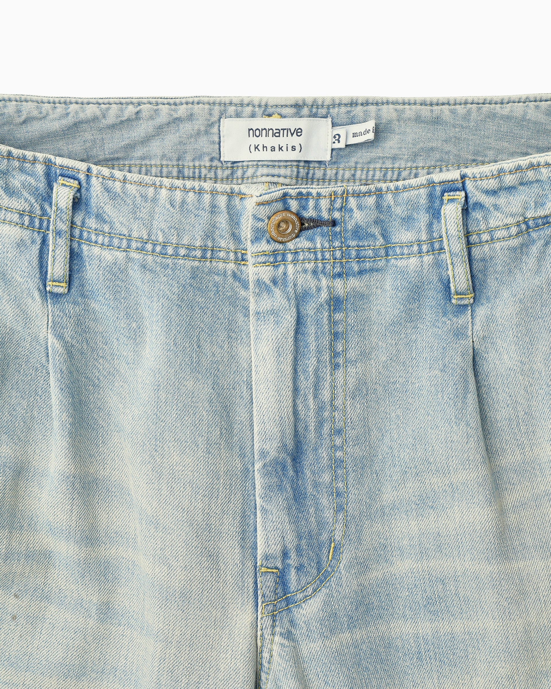 Khakis - Nonnative Worker Trousers Cotton 11.5oz Denim Vw (Indigo) product image 2 | TRAB K-Fashion Australia