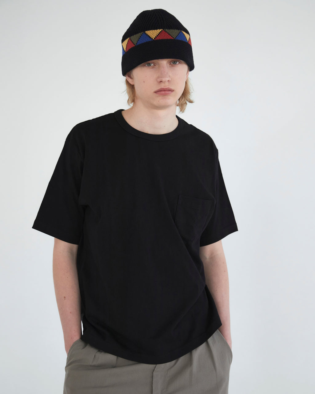 Khakis - Loop Knit Hat (Black) product image 4 | TRAB K-Fashion Australia
