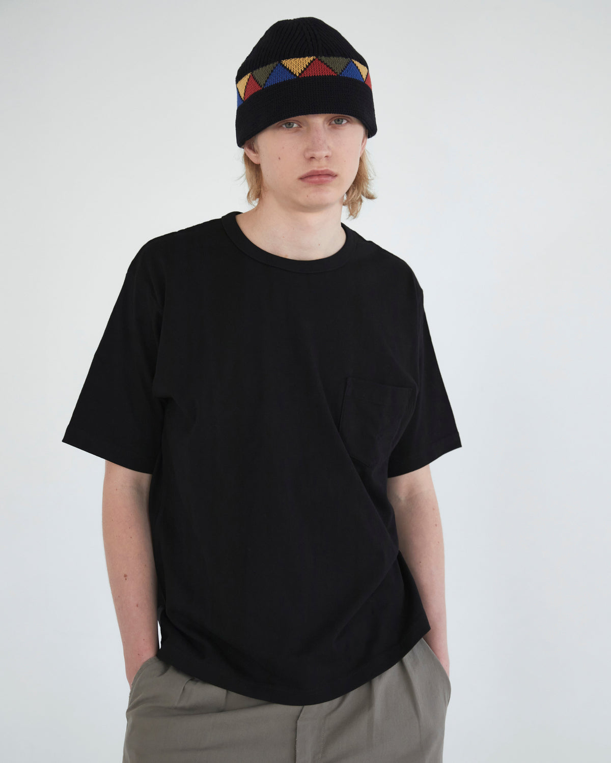 Khakis - Loop Knit Hat (Black) product image 4 | TRAB K-Fashion Australia