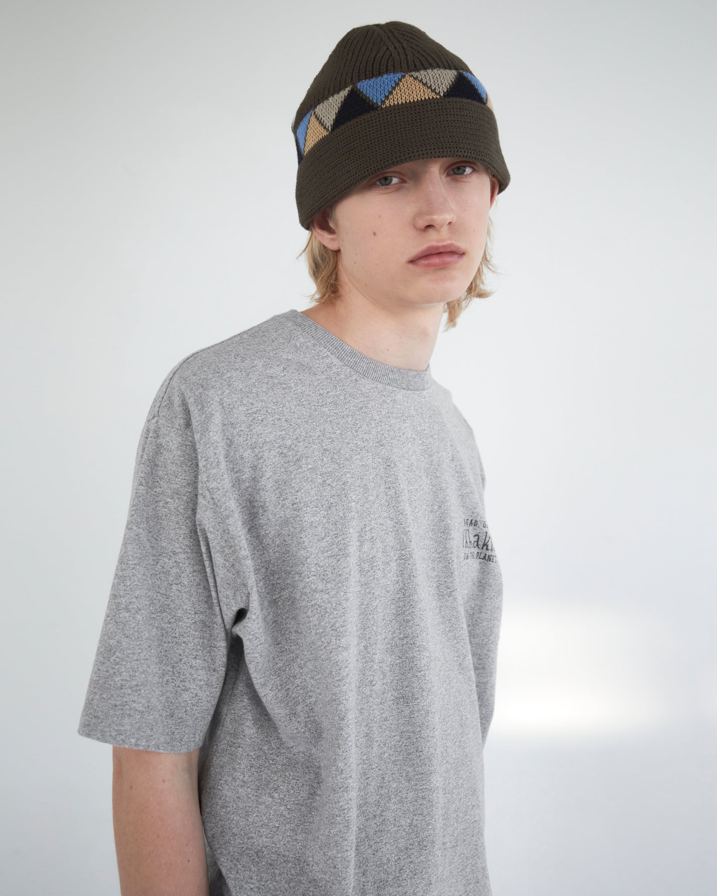 Khakis - Loop Knit Hat (Sage) product image 3 | TRAB K-Fashion Australia
