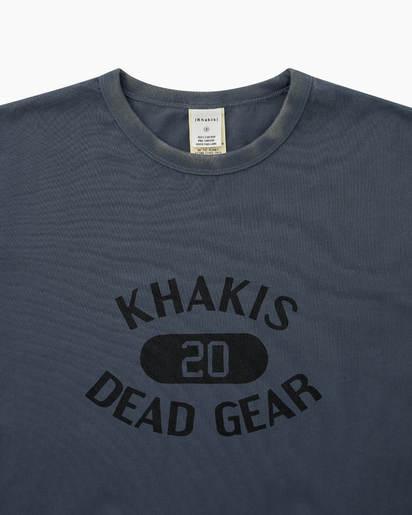Khakis - Major Ringer Tee (Dark Blue) product image 2 | TRAB K-Fashion Australia