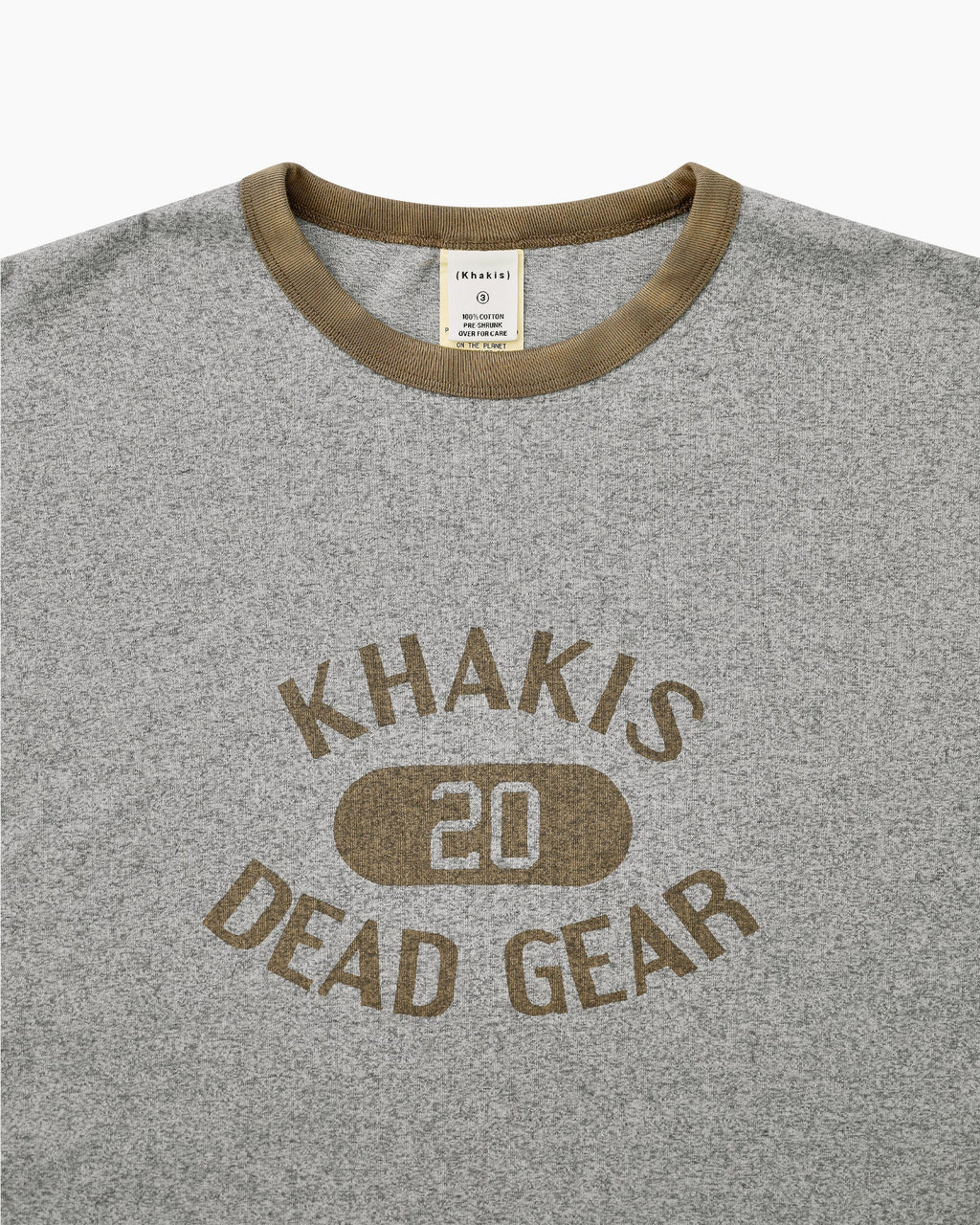 Khakis - Major Ringer Tee (Grey) product image 2 | TRAB K-Fashion Australia