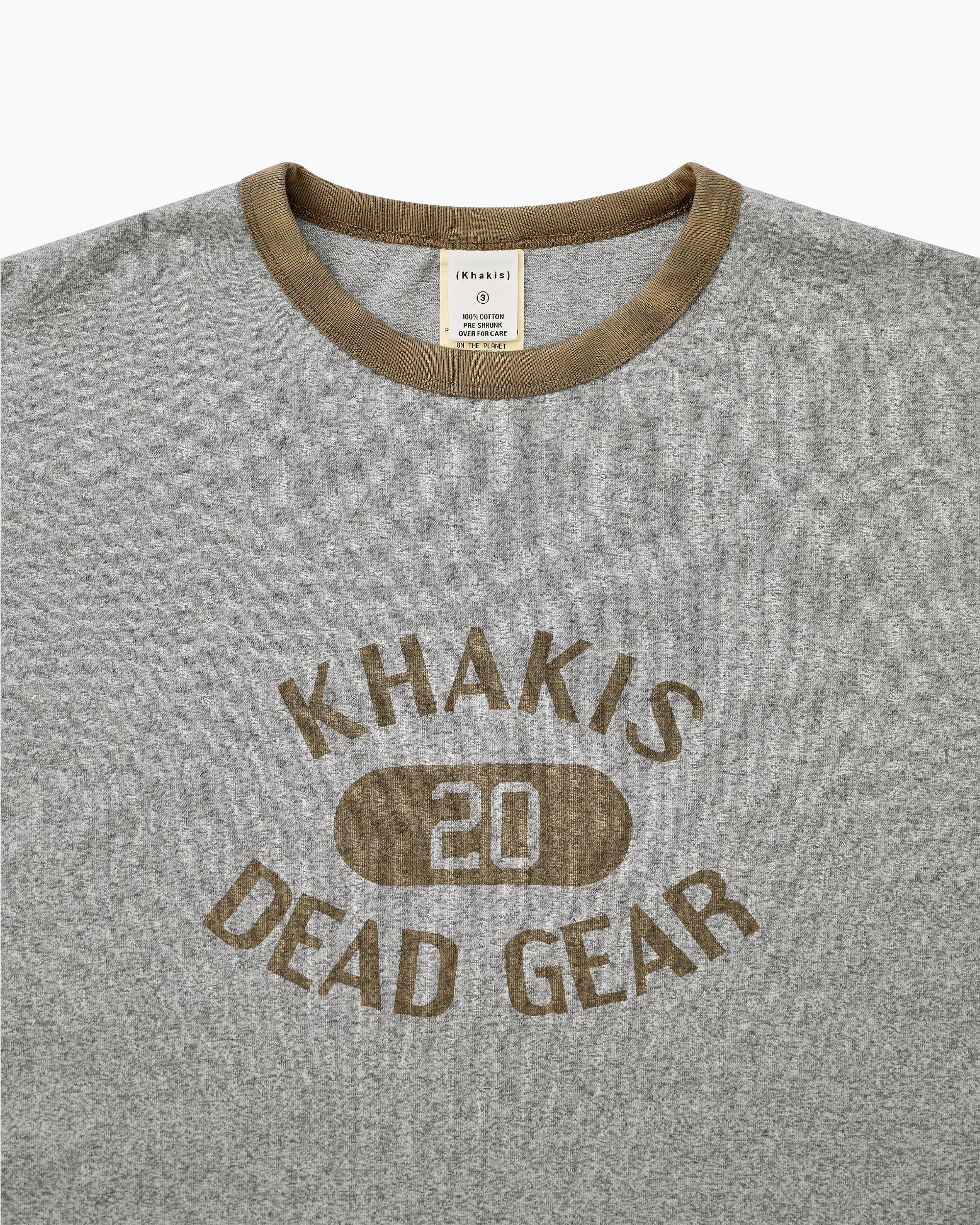 Khakis - Major Ringer Tee (Grey) product image 2 | TRAB K-Fashion Australia