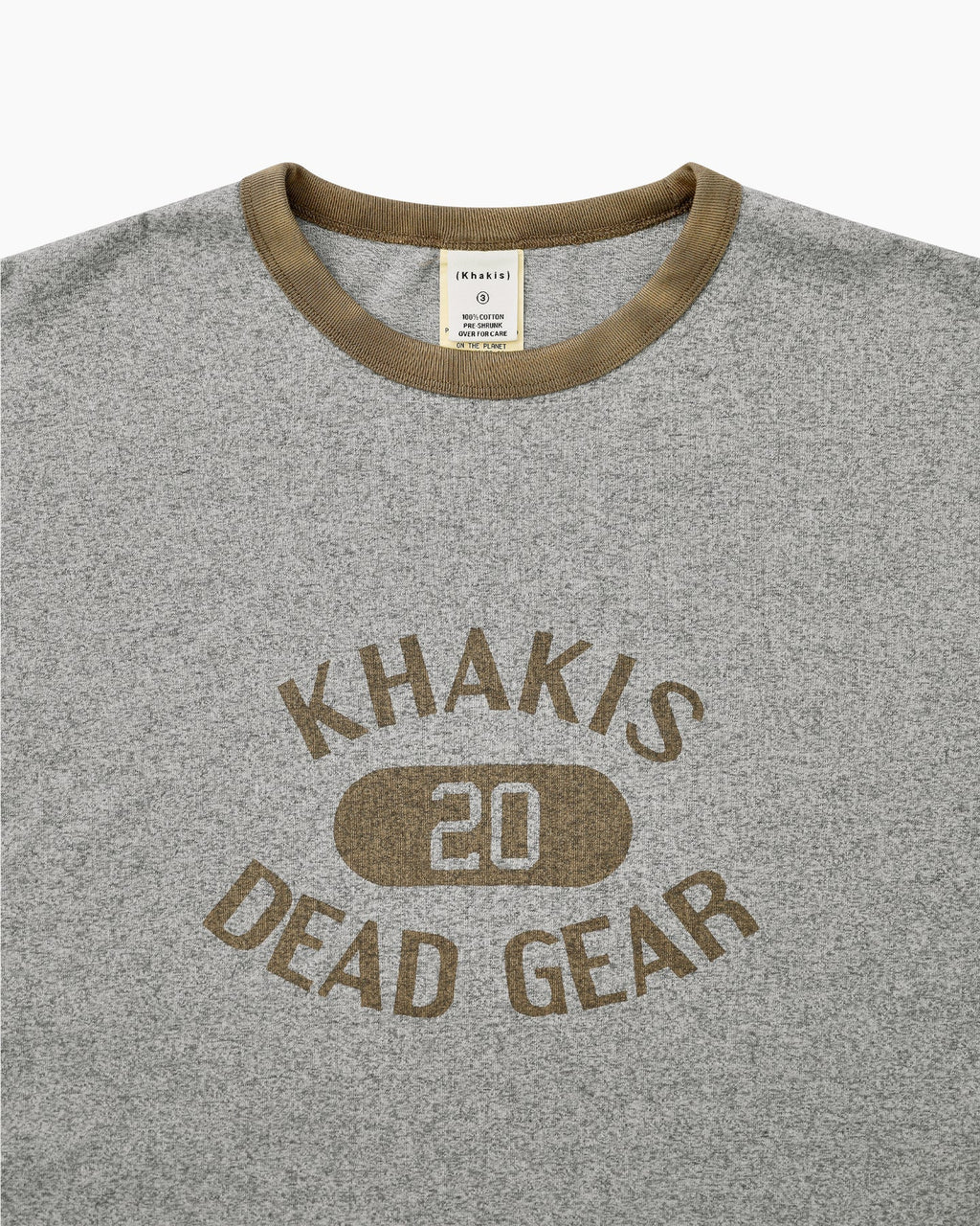 Khakis - Major Ringer Tee (Grey) product image 2 | TRAB K-Fashion Australia