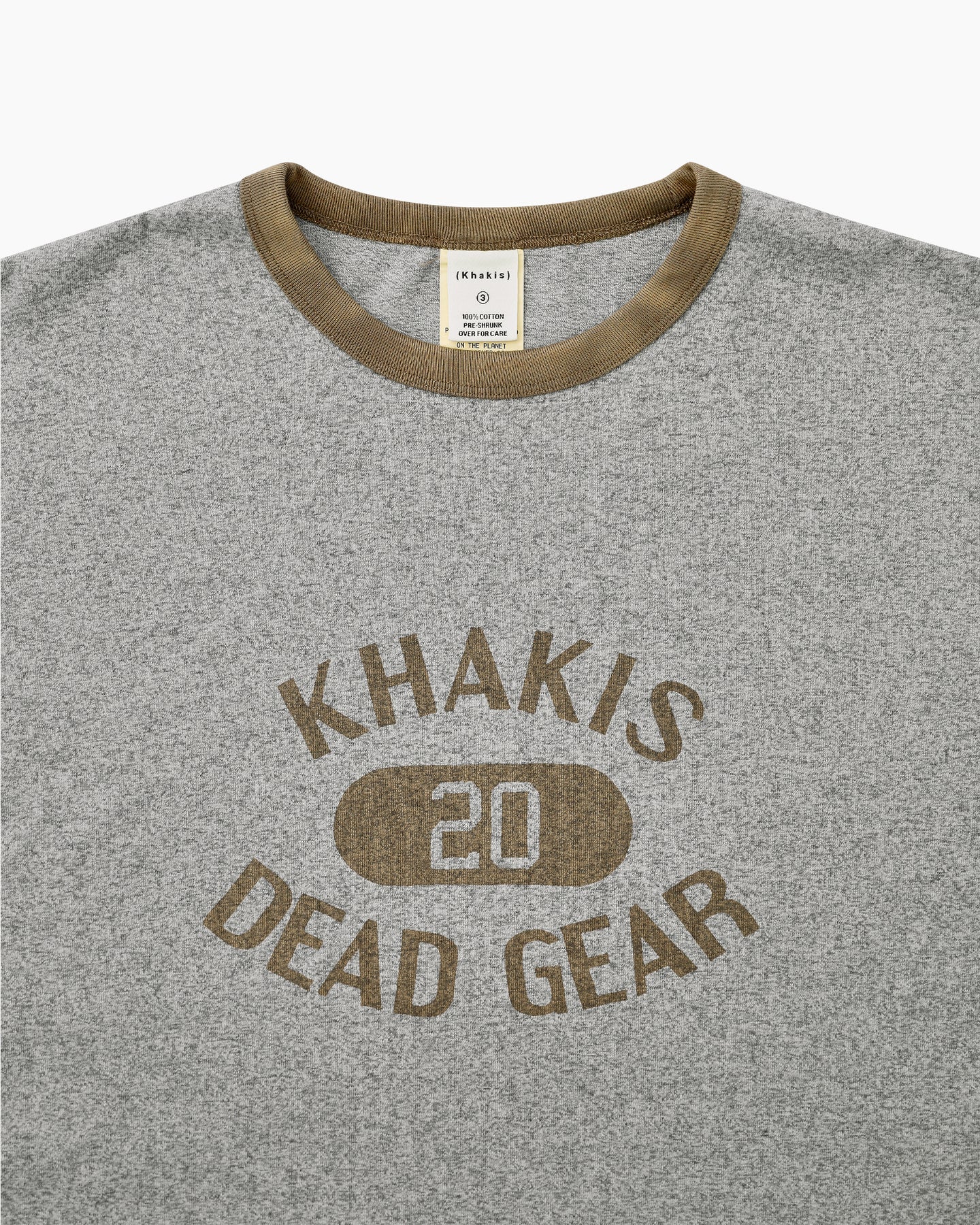 Khakis - Major Ringer Tee (Grey) product image 2 | TRAB K-Fashion Australia