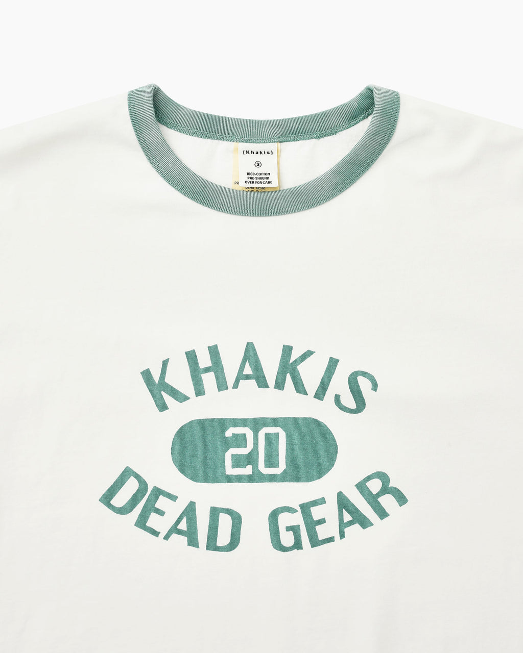 Khakis - Major Ringer Tee (White) product image 2 | TRAB K-Fashion Australia