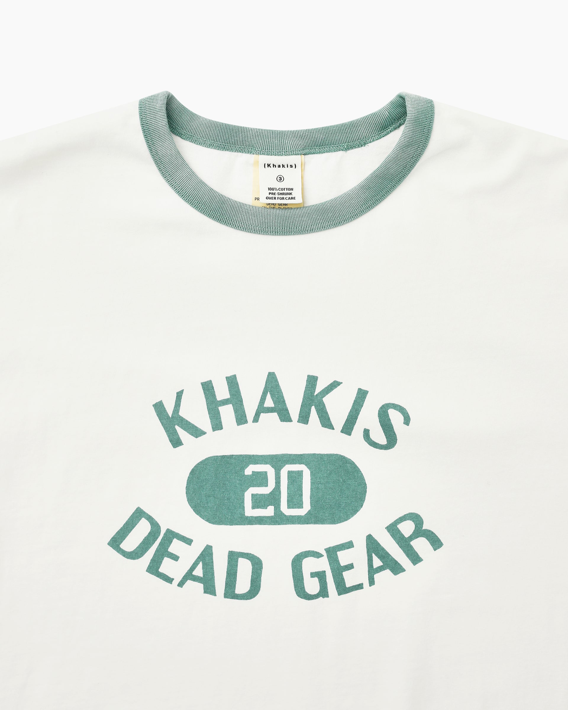 Khakis - Major Ringer Tee (White) product image 2 | TRAB K-Fashion Australia