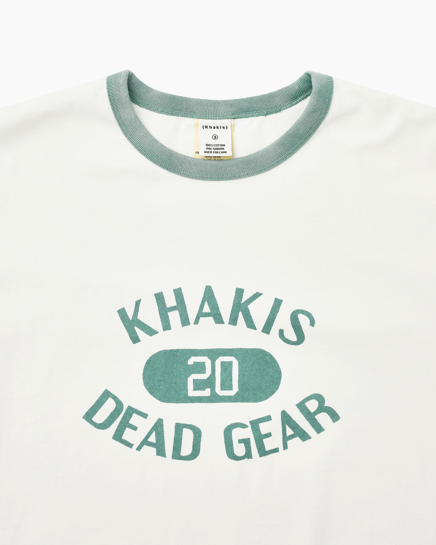 Khakis - Major Ringer Tee (White) product image 2 | TRAB K-Fashion Australia