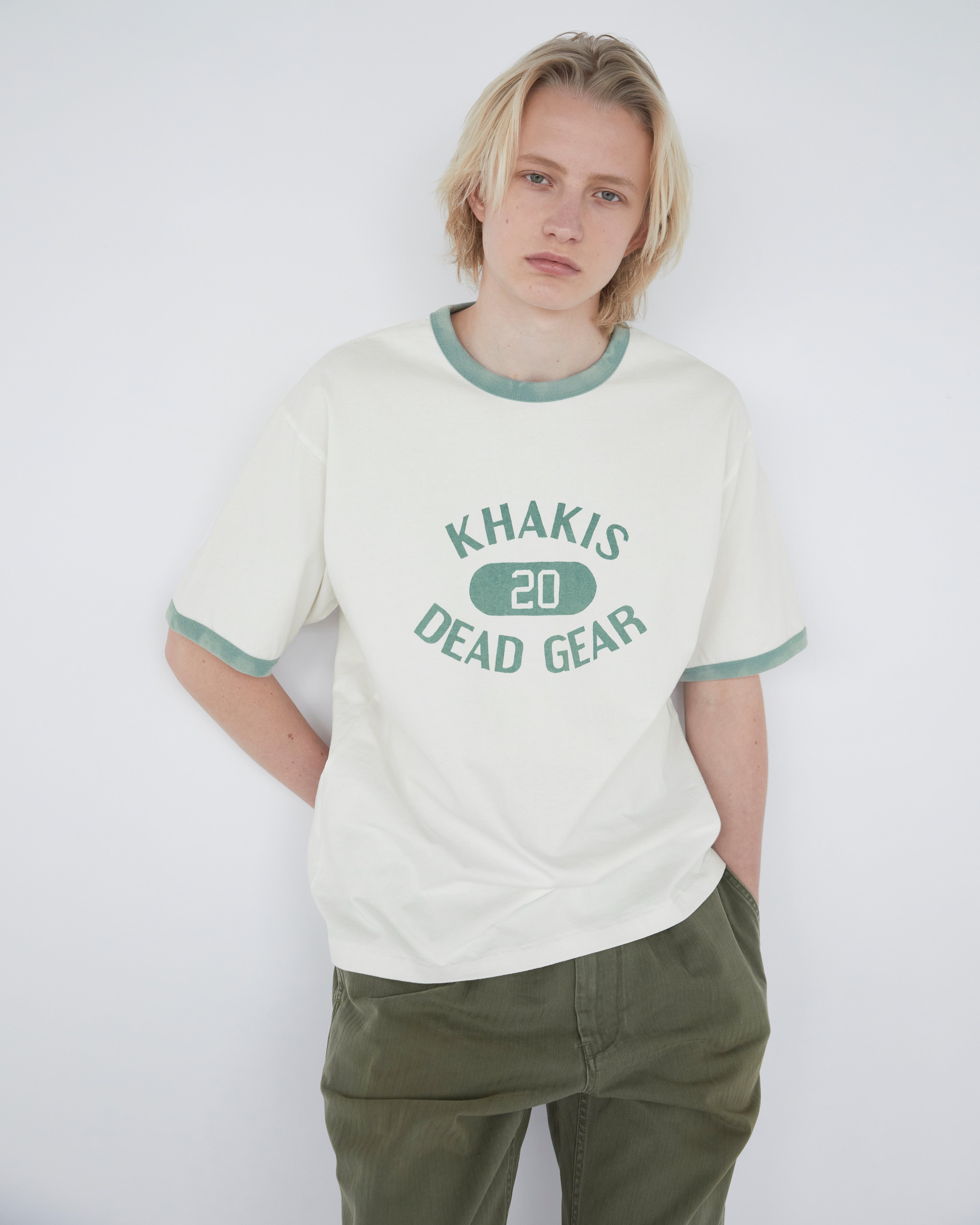 Khakis - Major Ringer Tee (White) product image 4 | TRAB K-Fashion Australia