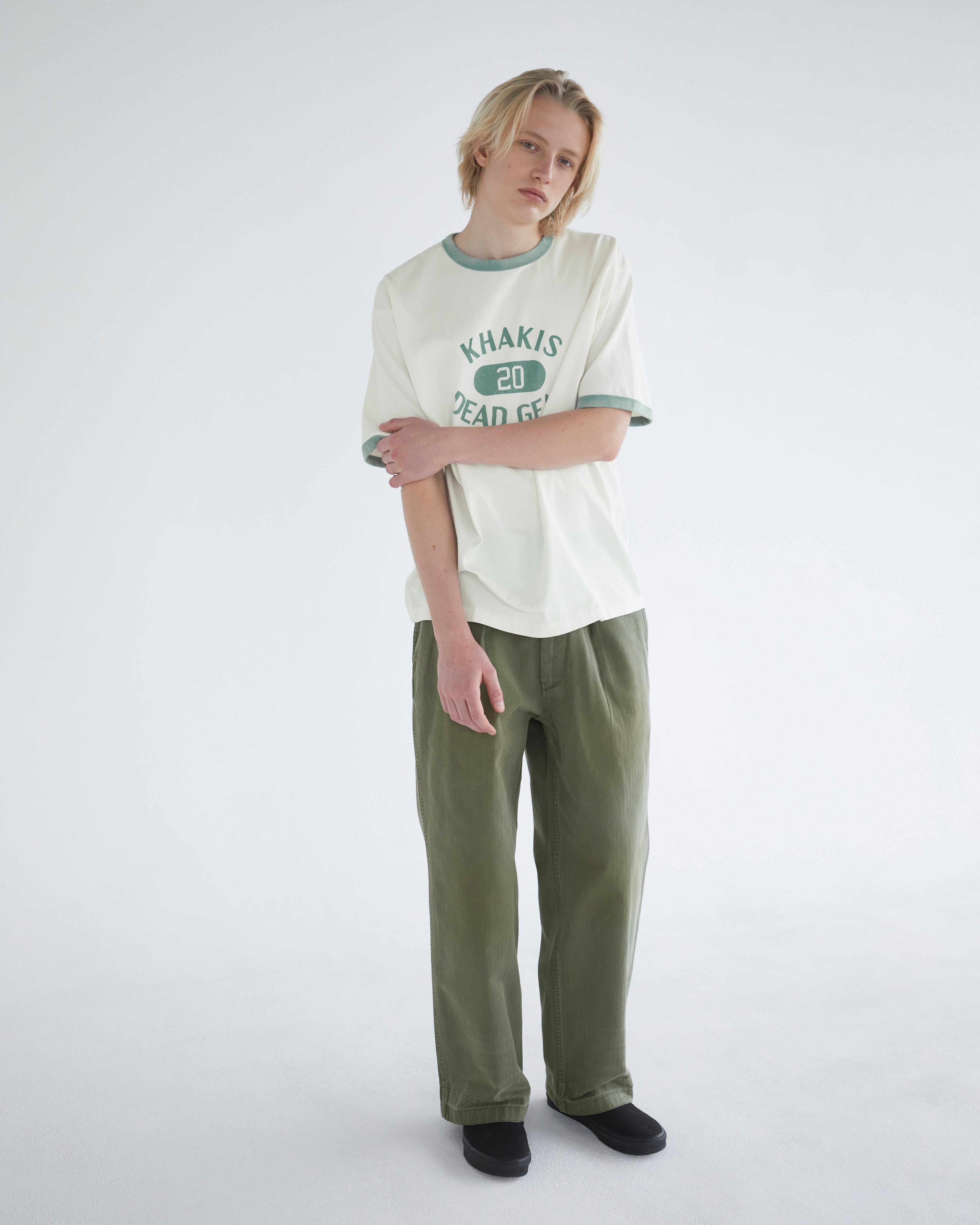 Khakis - Major Ringer Tee (White) product image 5 | TRAB K-Fashion Australia