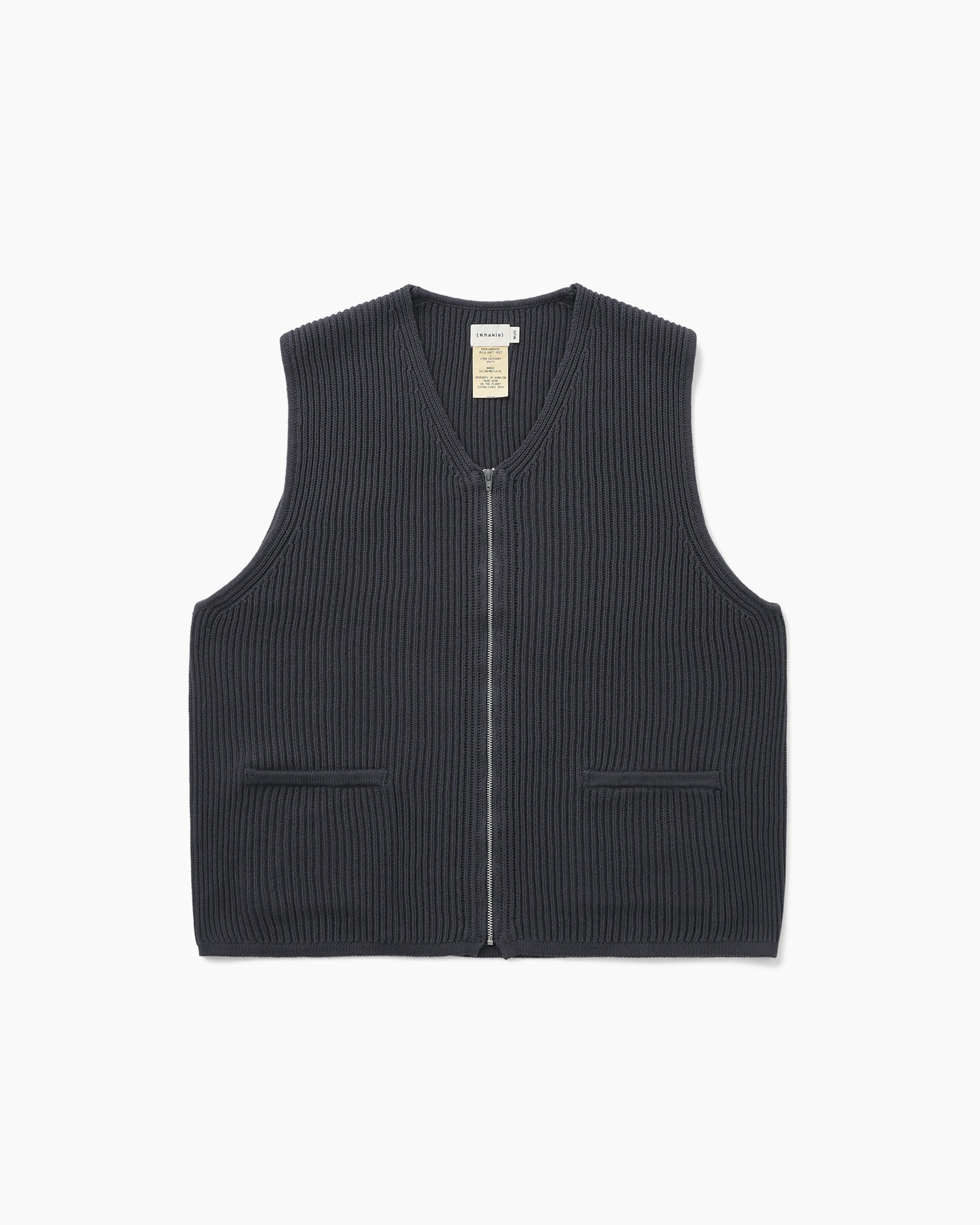 Khakis - Milo Knit Vest (Coal) product image 1 | TRAB K-Fashion Australia