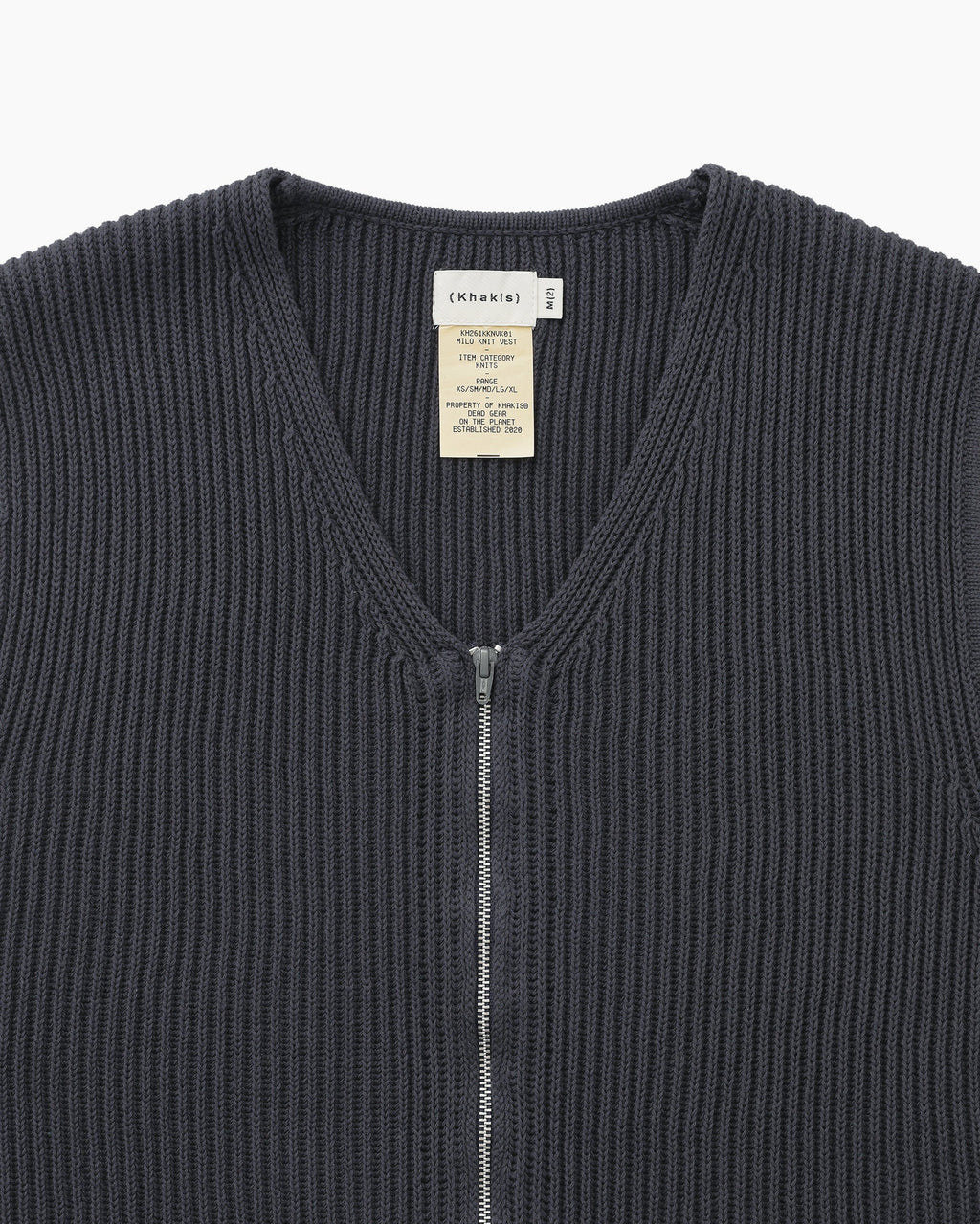 Khakis - Milo Knit Vest (Coal) product image 2 | TRAB K-Fashion Australia