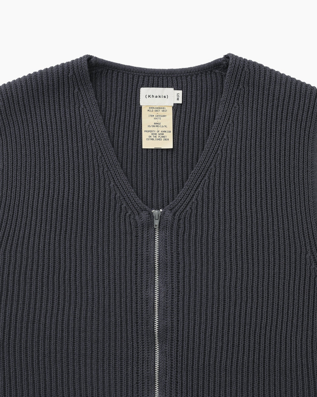 Khakis - Milo Knit Vest (Coal) product image 2 | TRAB K-Fashion Australia