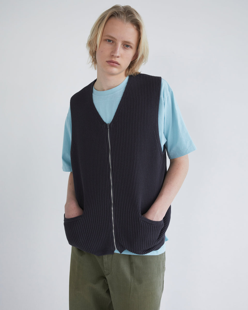 Khakis - Milo Knit Vest (Coal) product image 5 | TRAB K-Fashion Australia