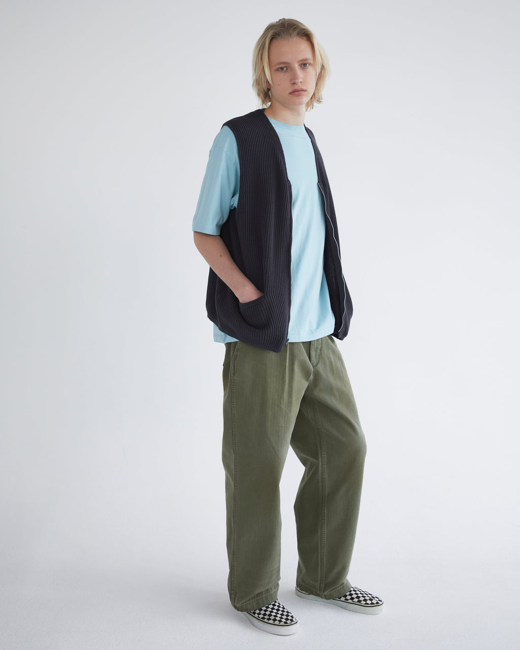 Khakis - Milo Knit Vest (Coal) product image 6 | TRAB K-Fashion Australia