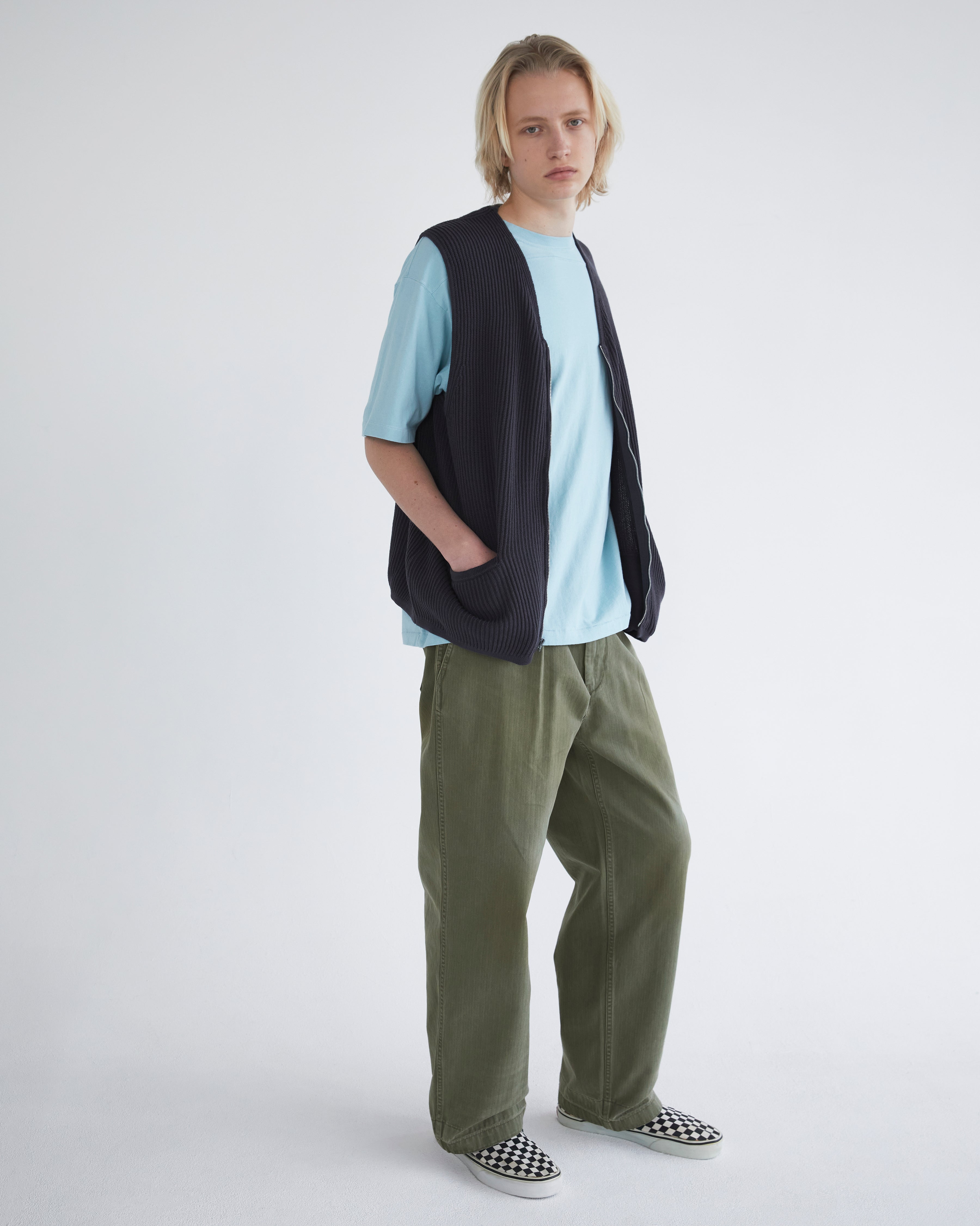 Khakis - Milo Knit Vest (Coal) product image 6 | TRAB K-Fashion Australia