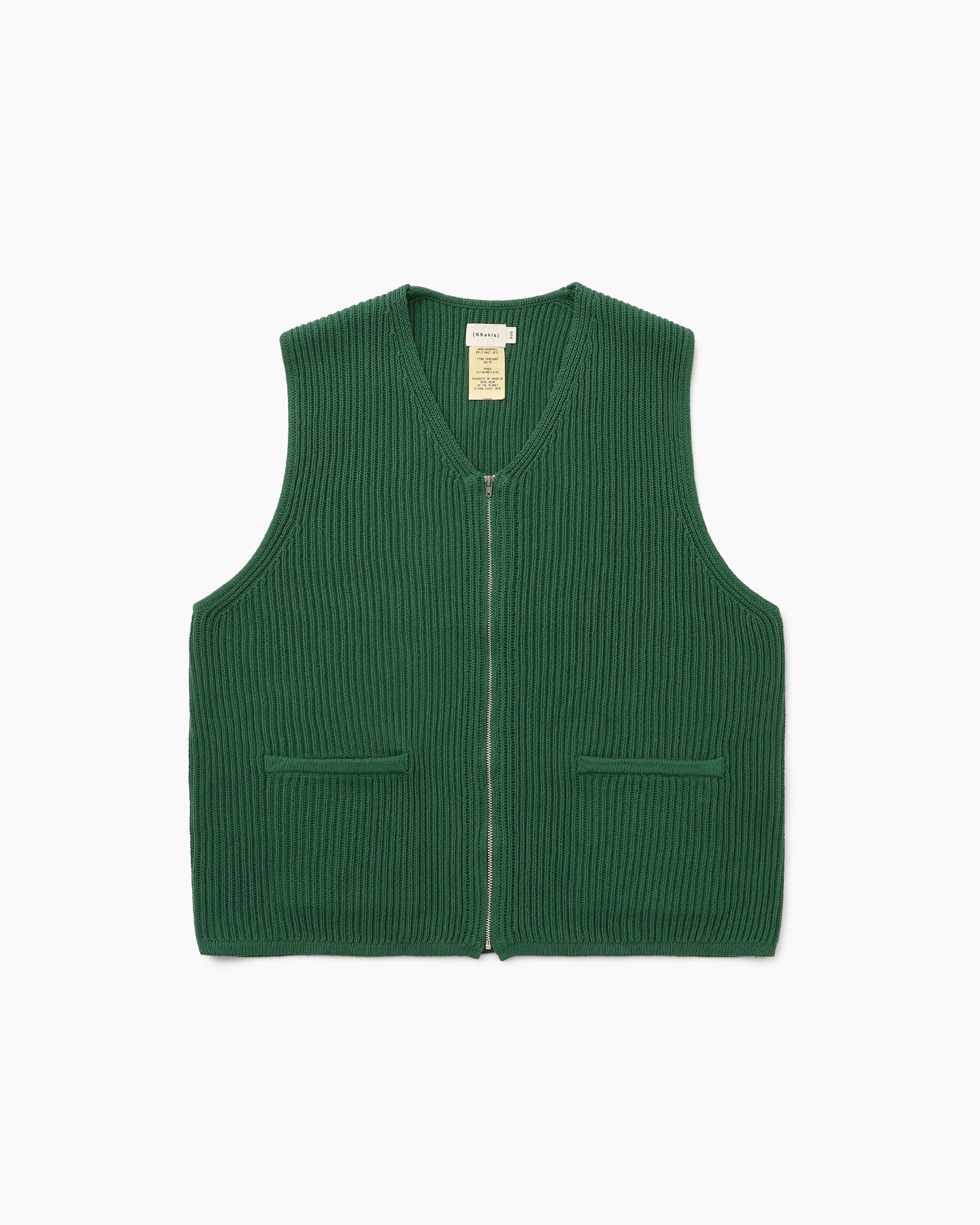 Khakis - Milo Knit Vest (Green) product image 1 | TRAB K-Fashion Australia
