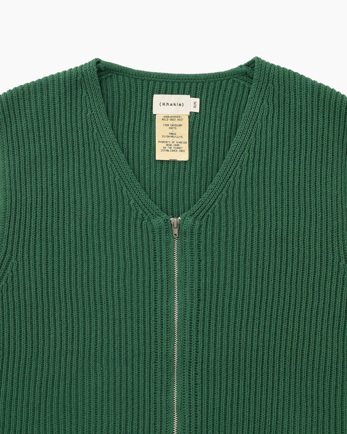 Khakis - Milo Knit Vest (Green) product image 2 | TRAB K-Fashion Australia