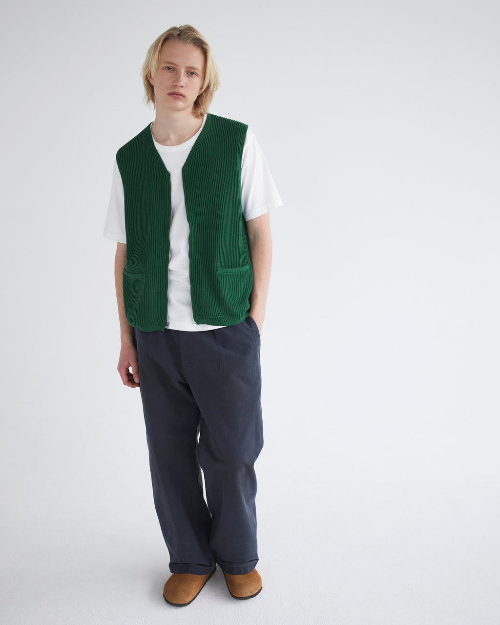 Khakis - Milo Knit Vest (Green) product image 6 | TRAB K-Fashion Australia